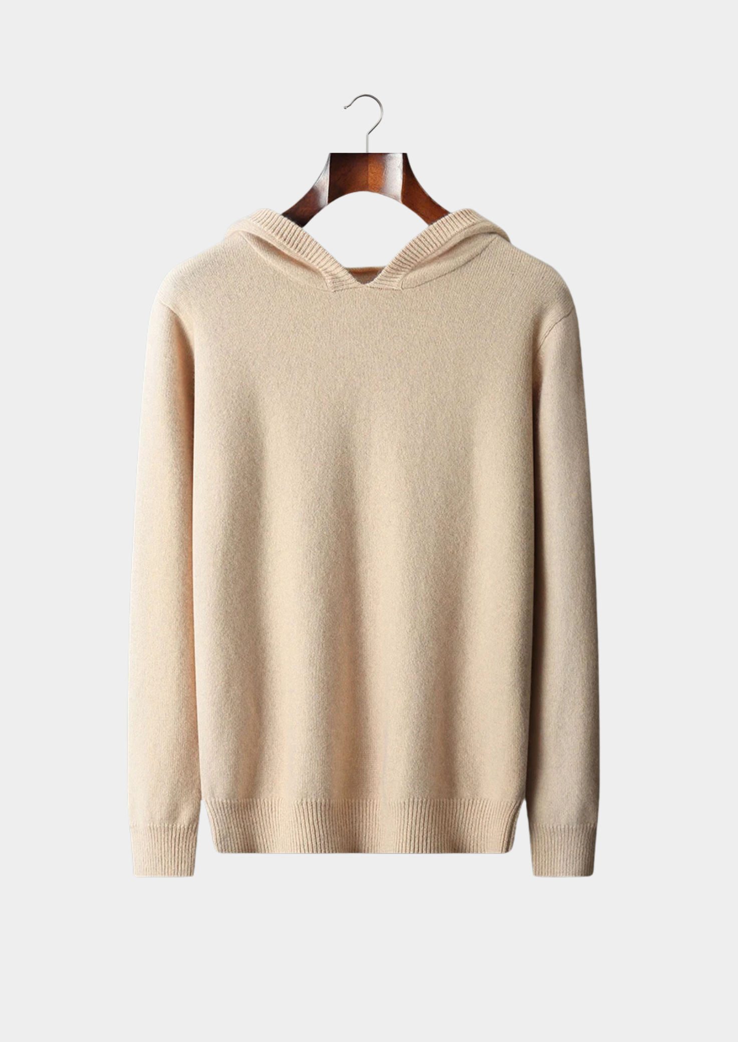Cashmere Premium Hooded Zip Knit