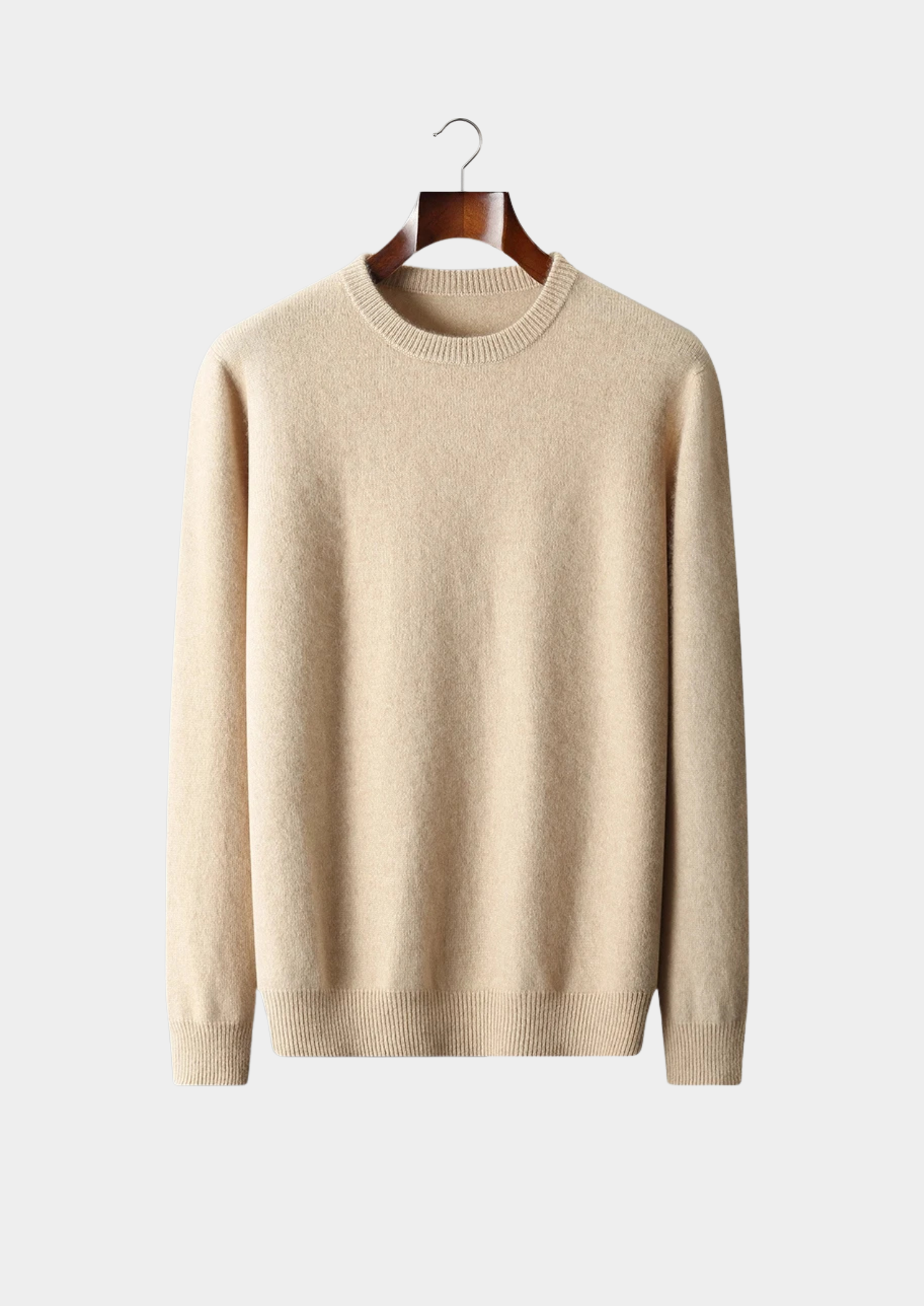 Extra-Fine Merino Wool Classic Crewneck Sweater