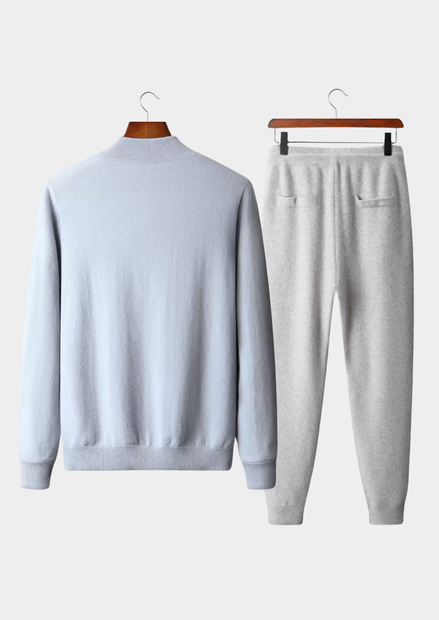 Men’s Zip Knit Set in Extra-Fine Merino Wool