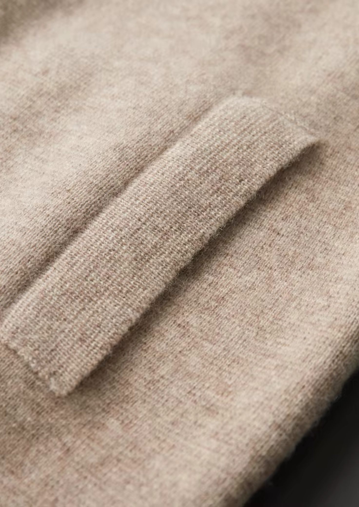 Merino Wool Extra-Fine Polo Knit Cardigan