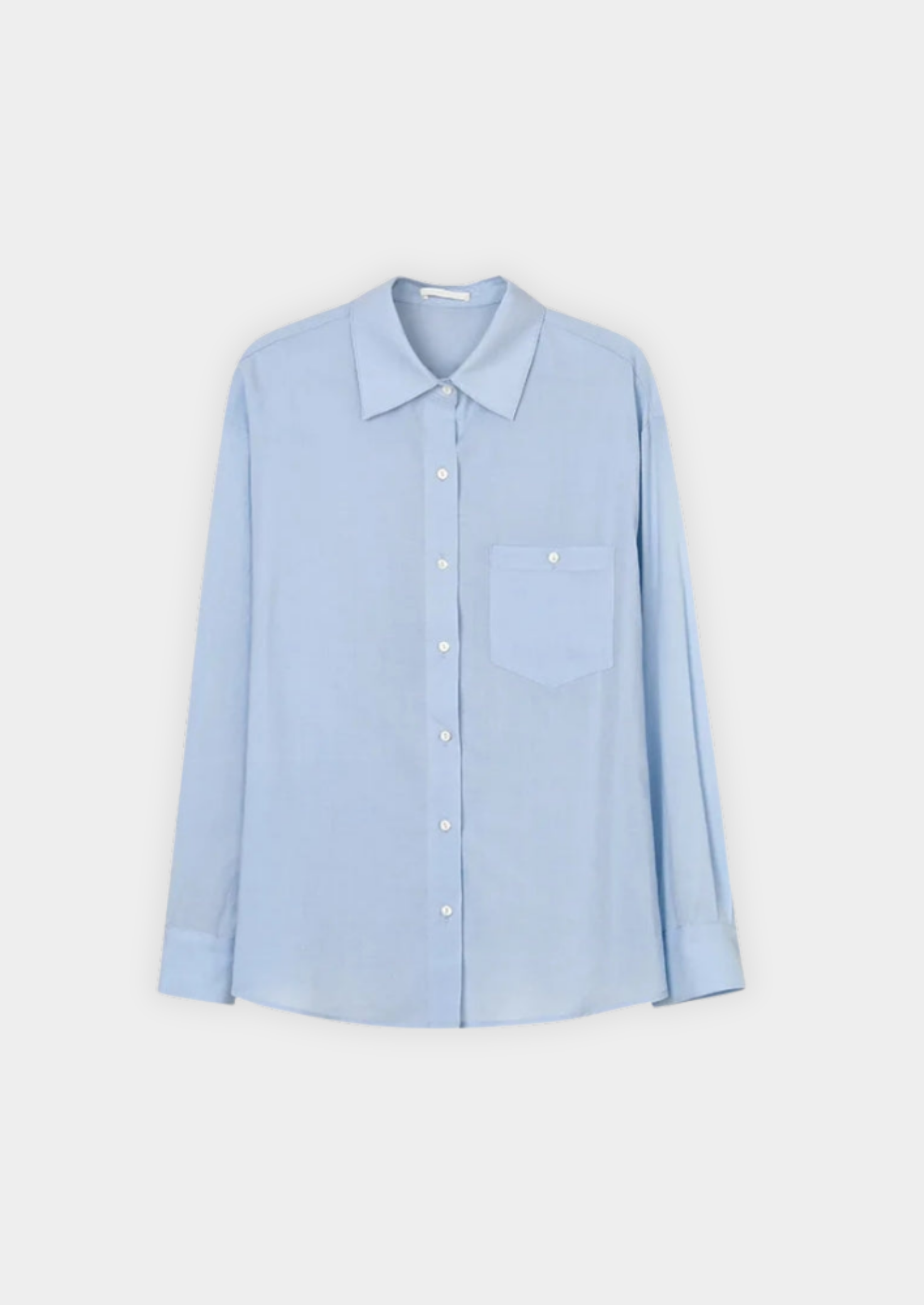 Linen-Cotton Button-Up Shirt Women
