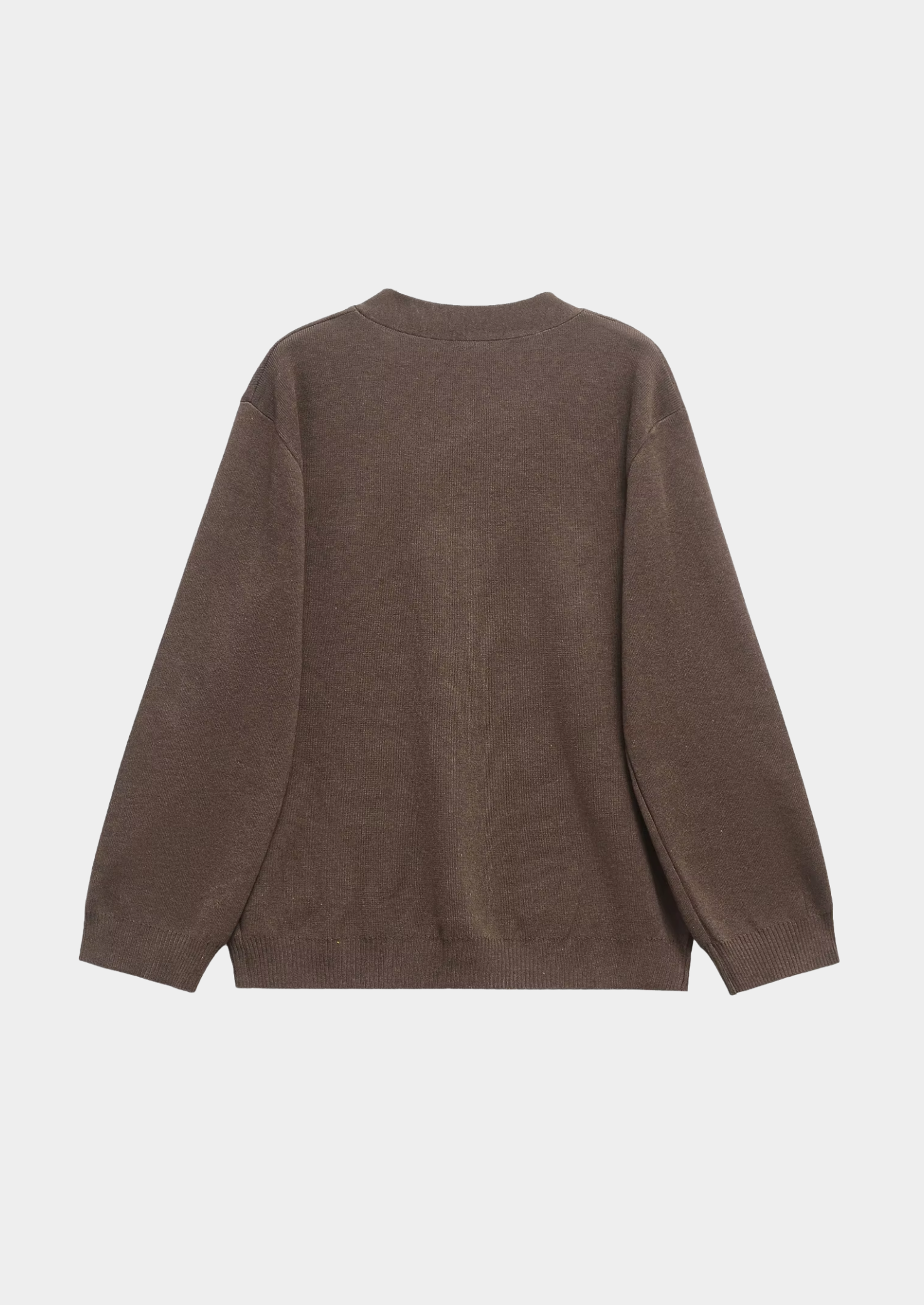 Solid Color Knitted Cardigan for Women