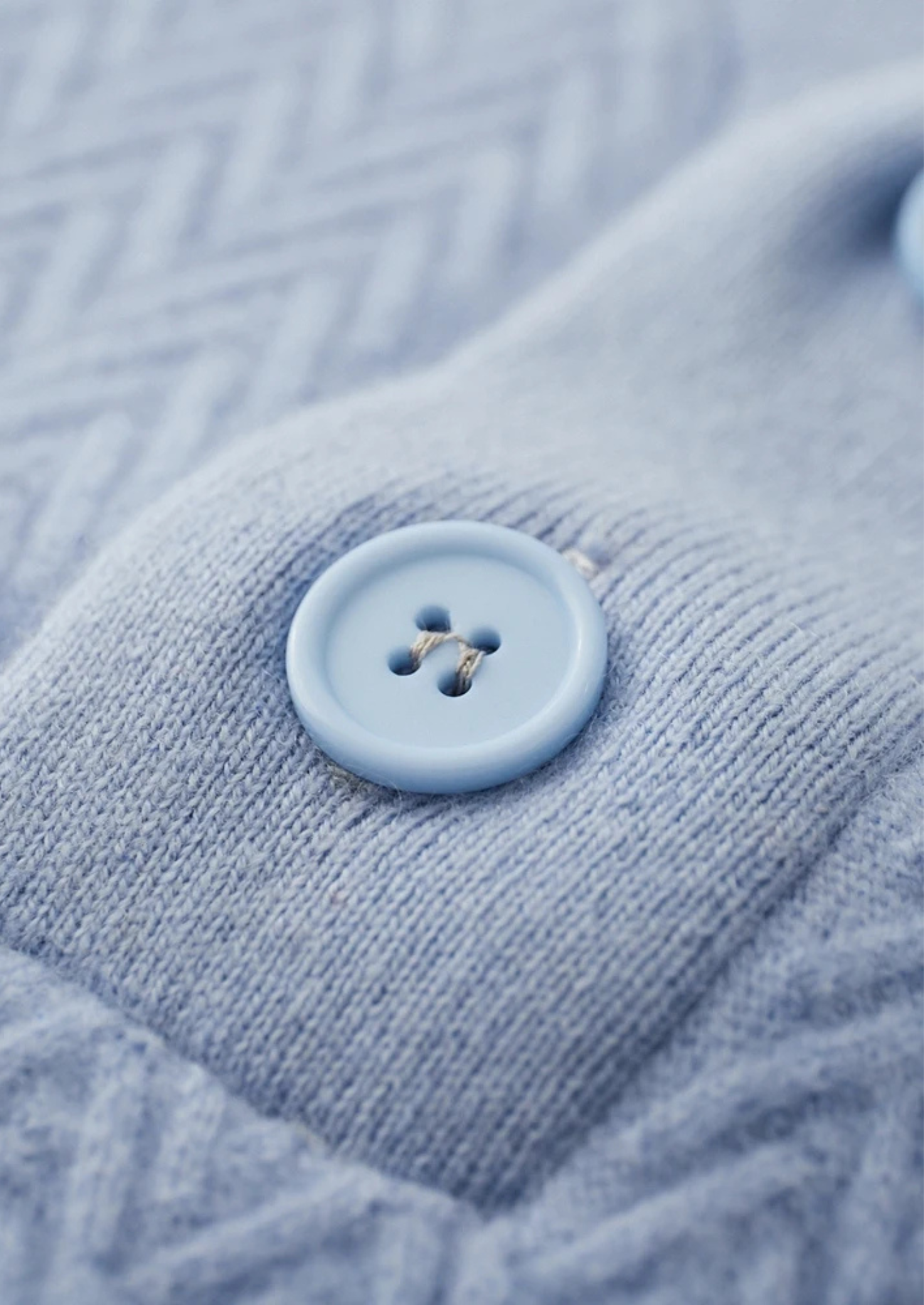 Cashmere Knit Sweater With Zigzag Pattern