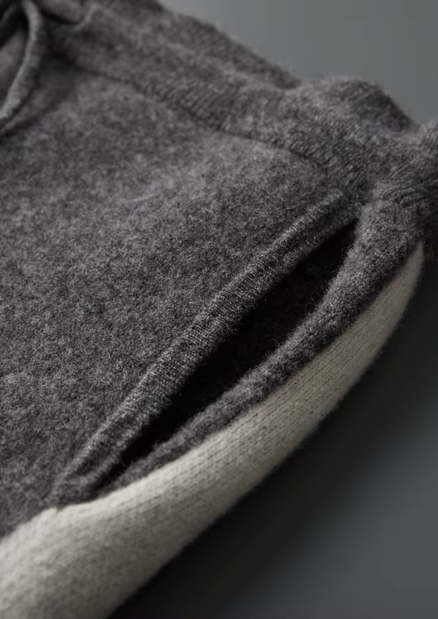 Merino Wool Extra-Fine Wide Leg Trousers