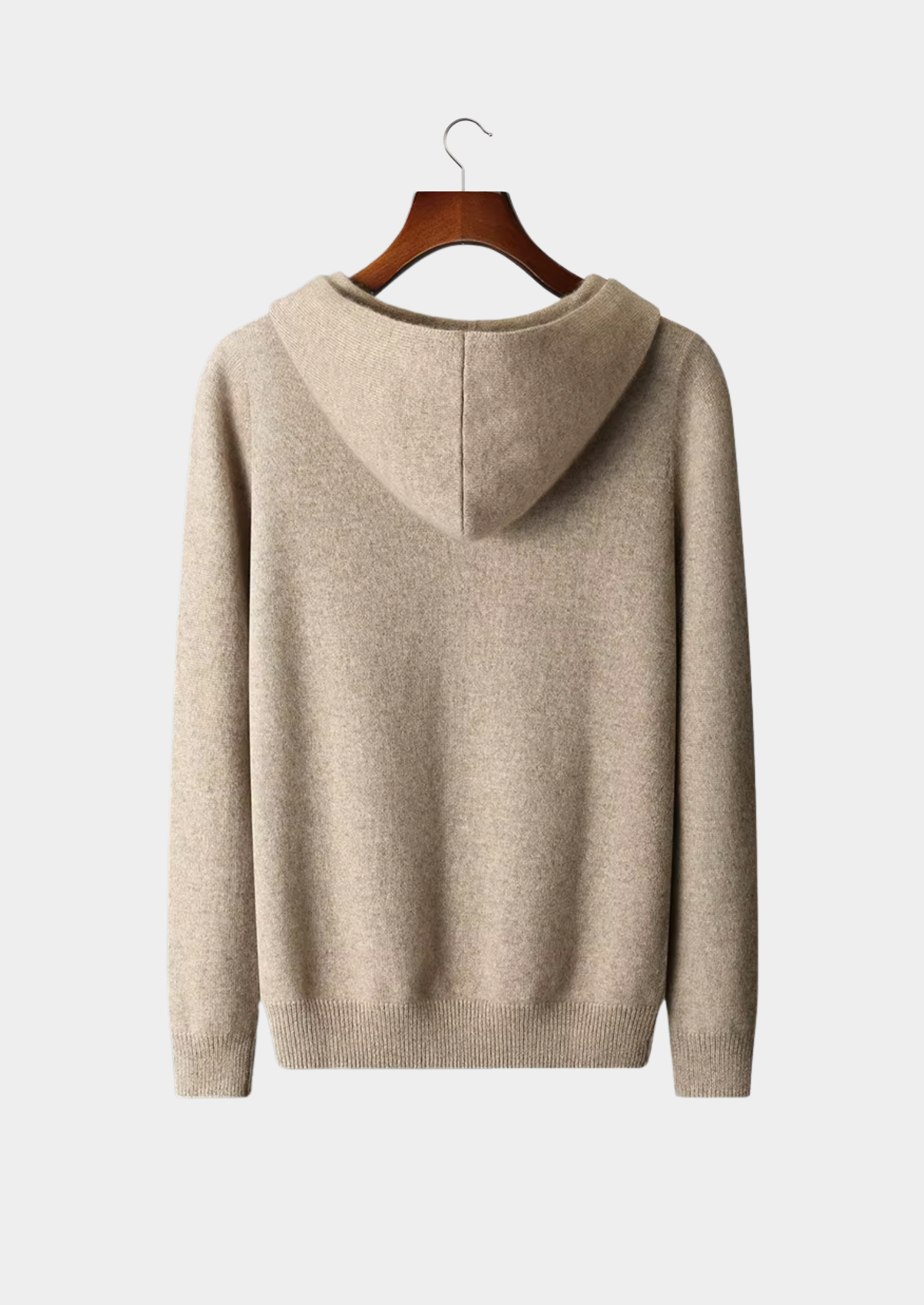 Men’s Cashmere Knit Pullover Hoodie