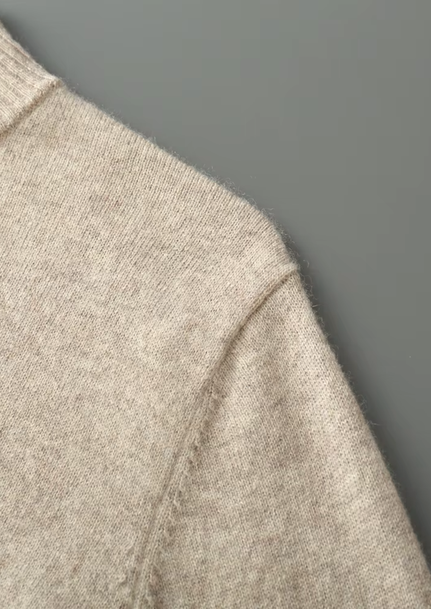 Merino Wool Extra-Fine Half Zip Knit Sweater