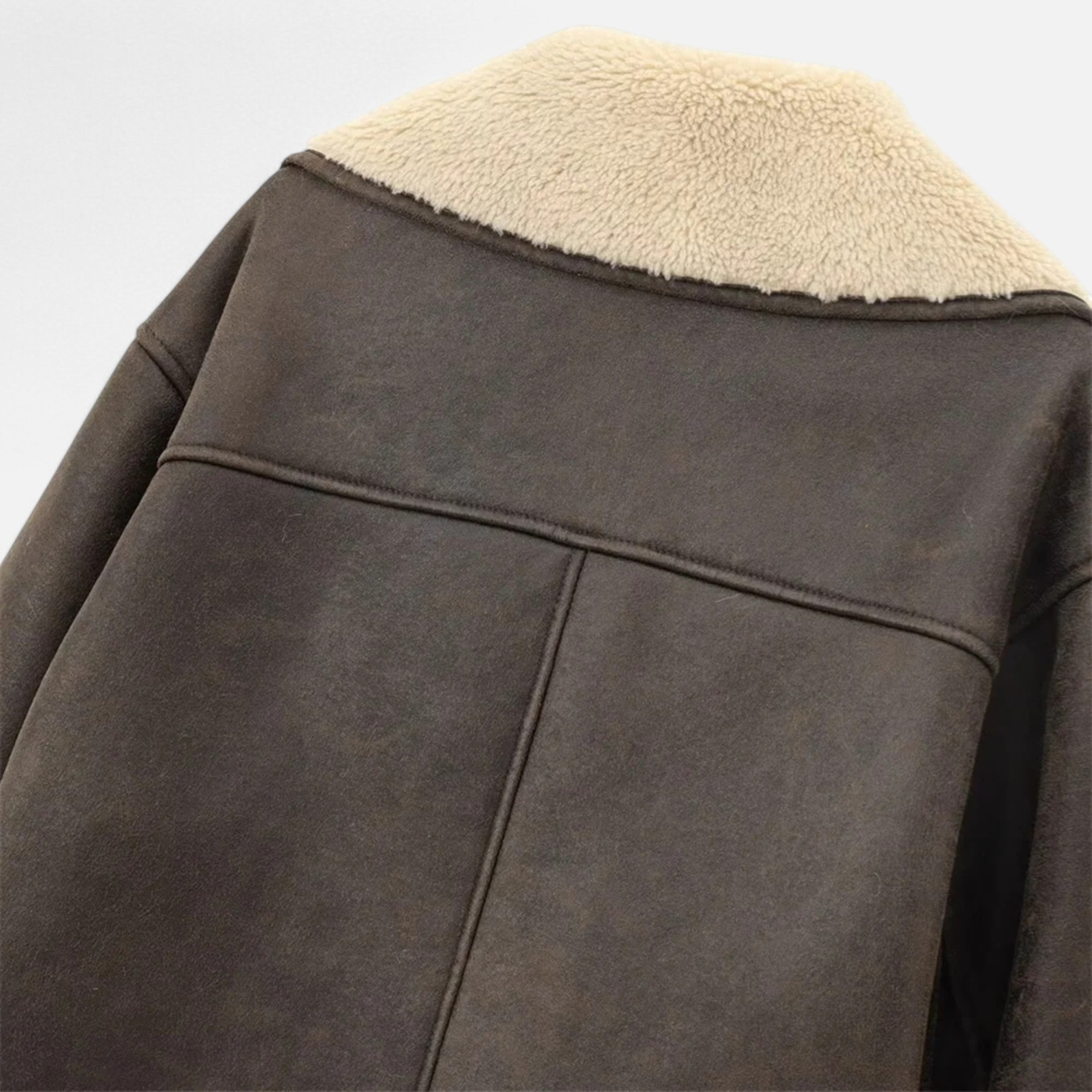 Heritage Fleece Jacket - Classic Single-Breasted Winter Coat Women