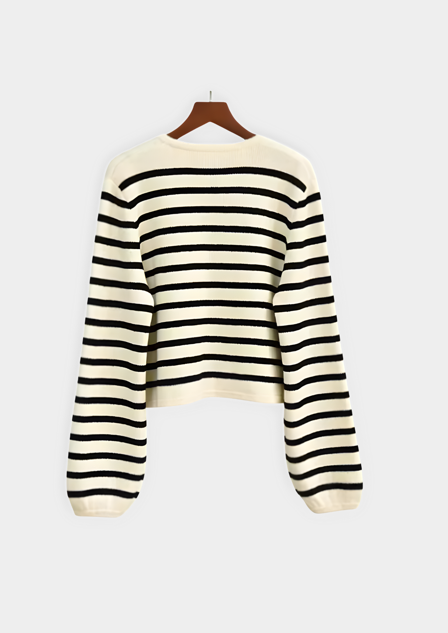 Classic Striped Wool Cardigan Women