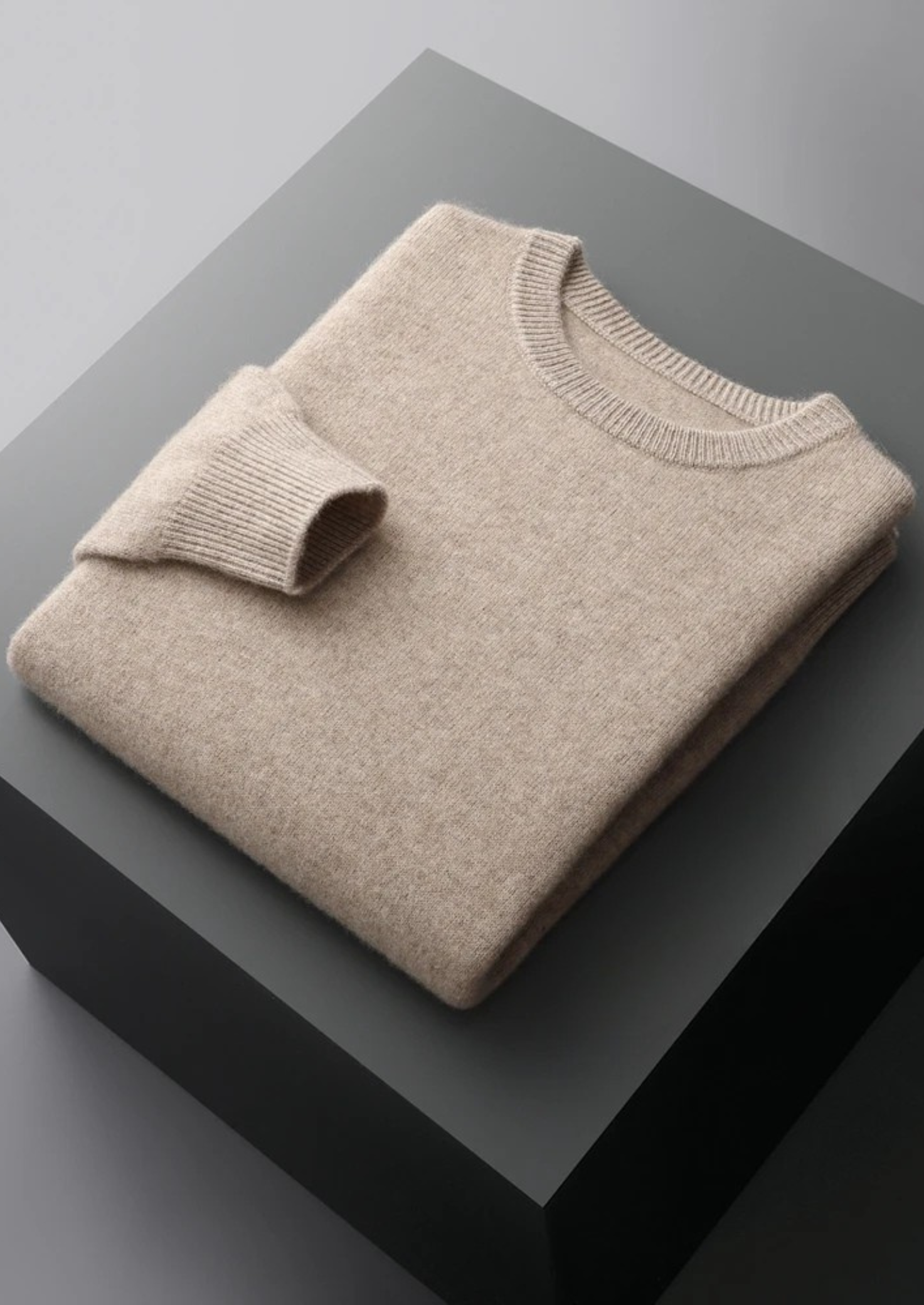 Extra-Fine Merino Wool Classic Crewneck Sweater