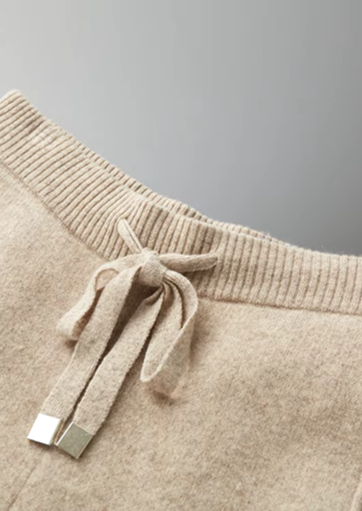 Men’s Cashmere Knit Zip Hoodie and Trouser Set