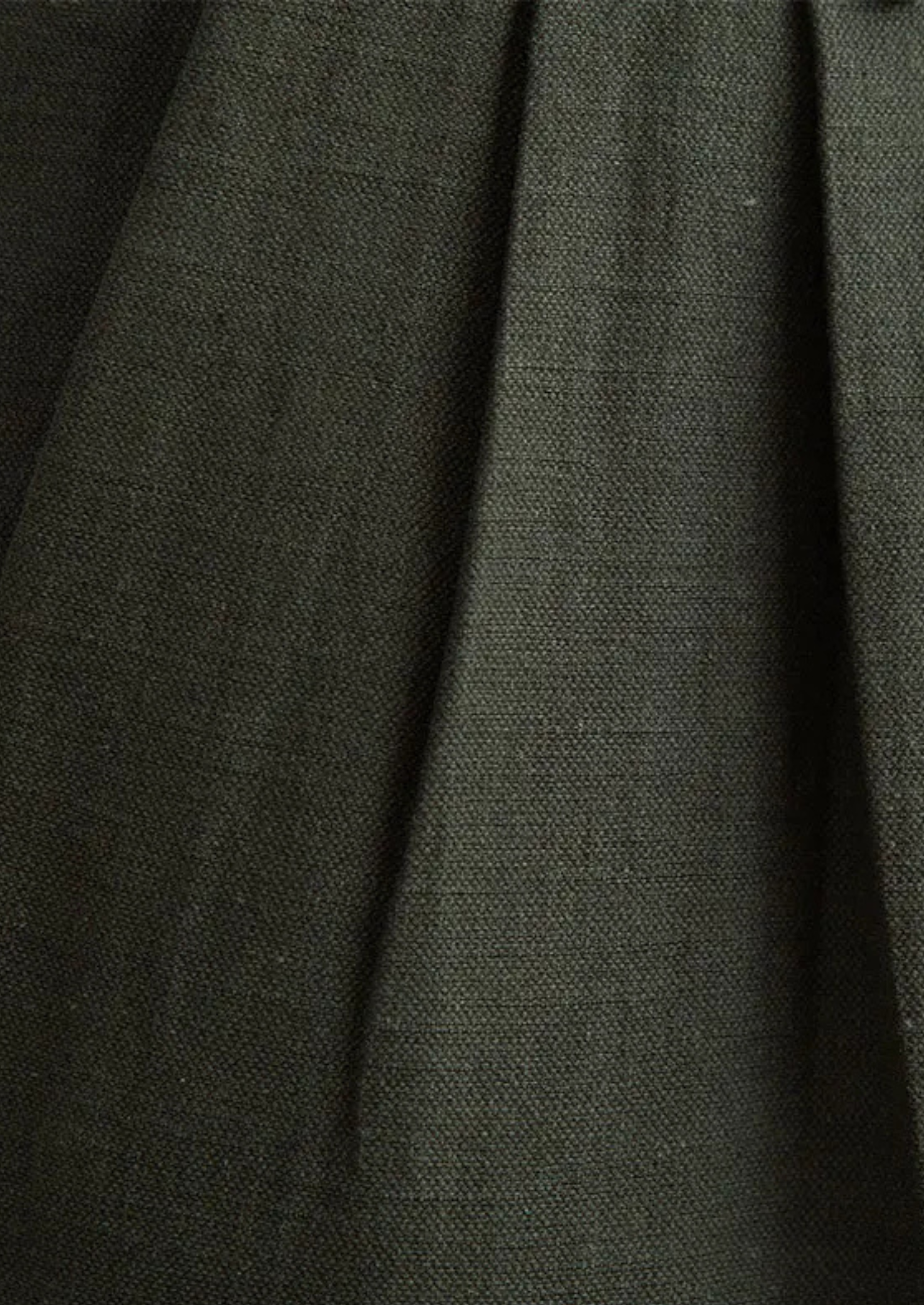 Siena Pleated Wool Trousers - Olive