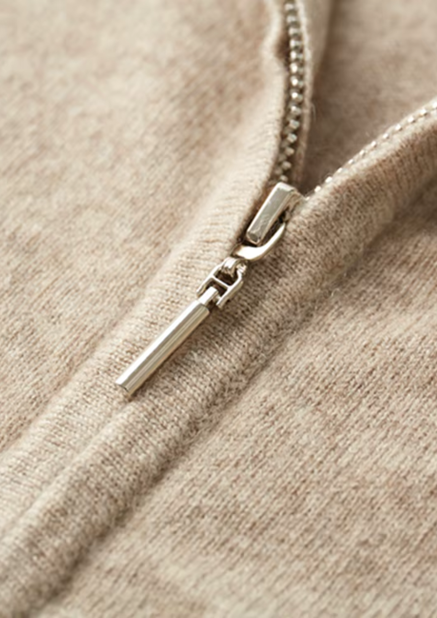 Men’s Cashmere Knit Zip Hoodie and Trouser Set