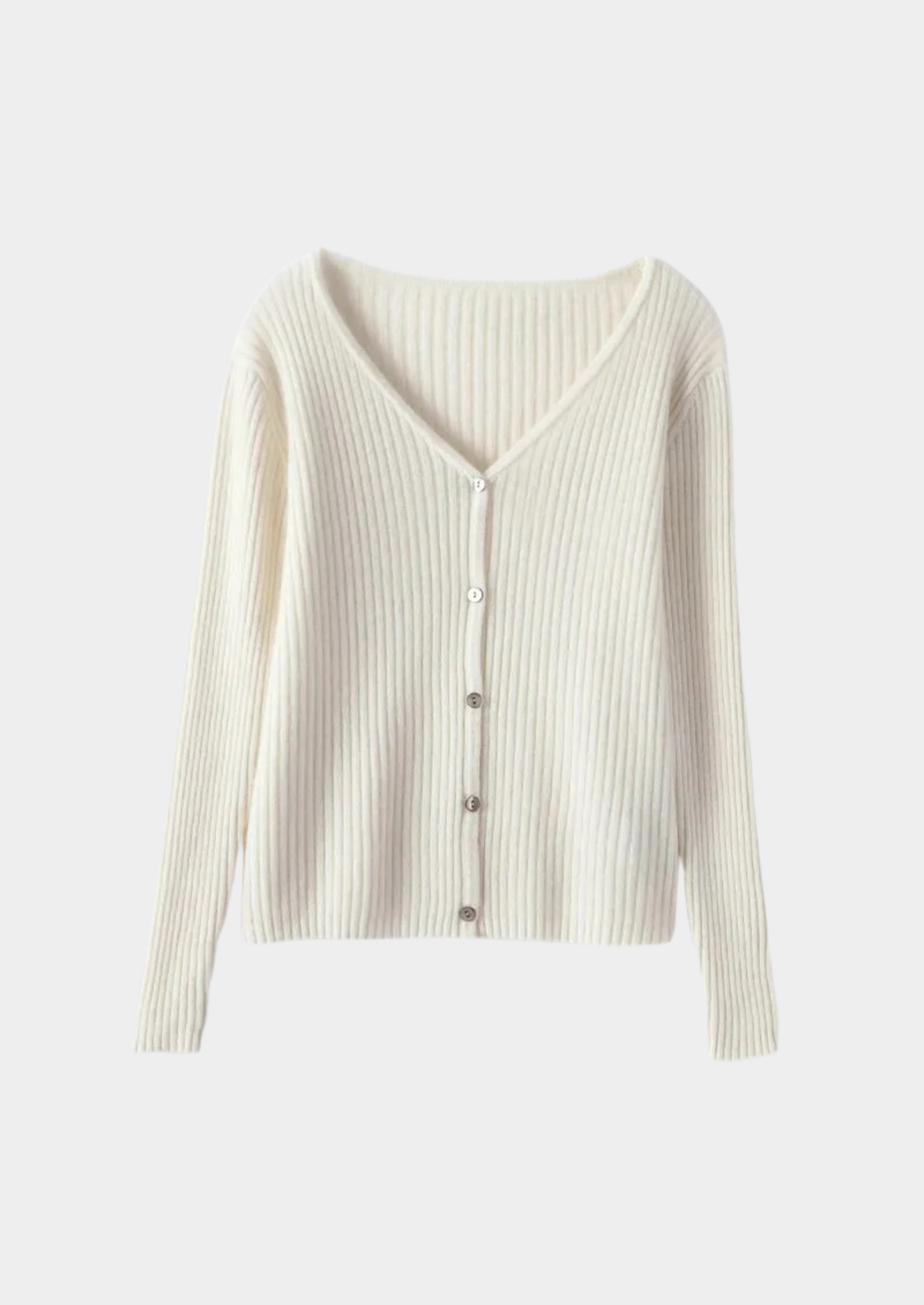 Cashmere V-neck Knitted Cardigan Women