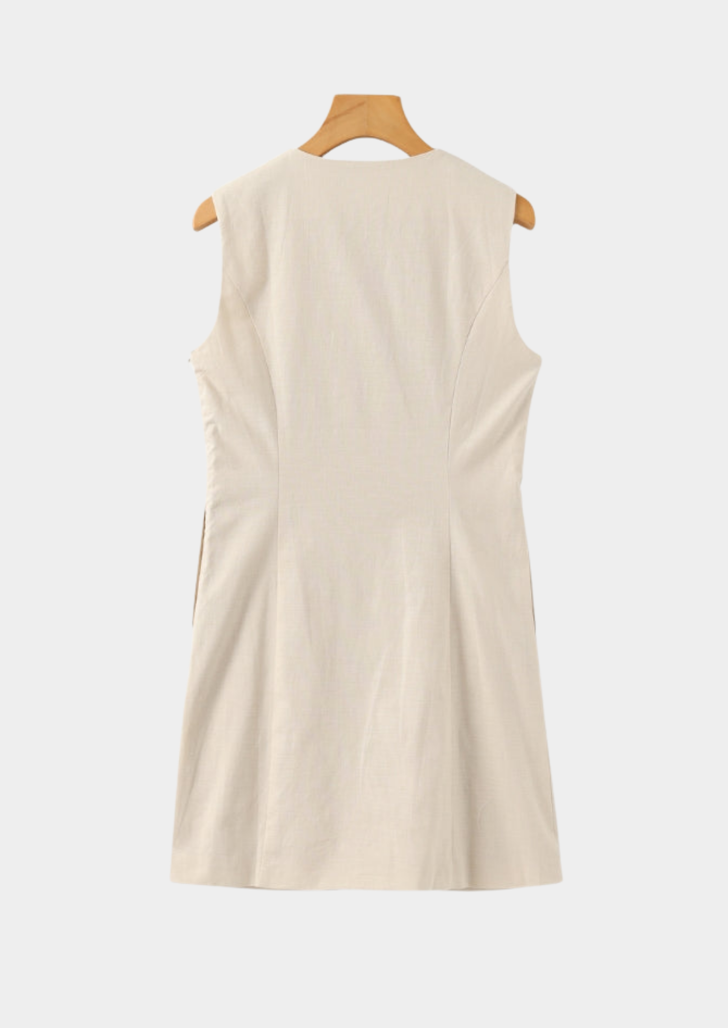 Sleeveless Mini Dress with Sculpted Detail Womenn