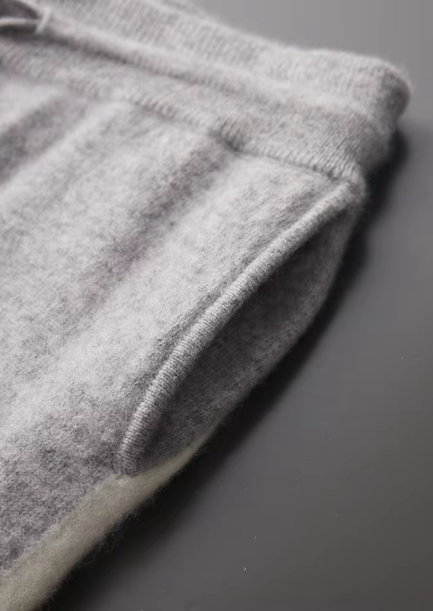 Premium Cashmere V-Neck Set