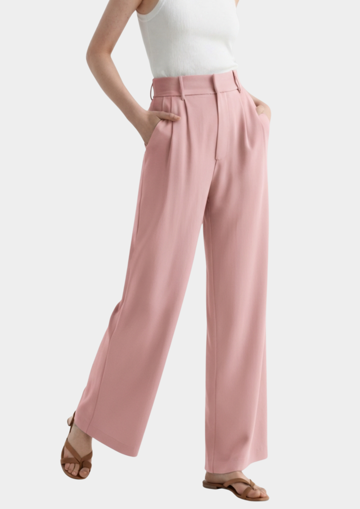 High-Waist Wide-Leg Pants Women