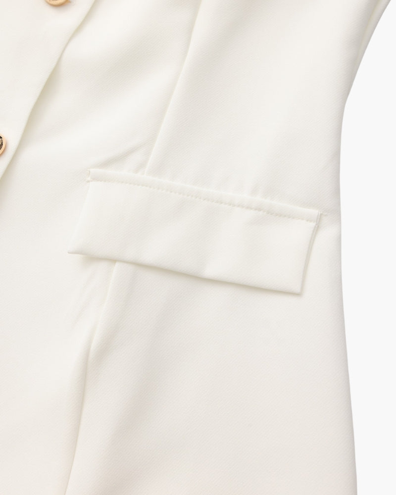 Sleeveless Blazer & Mini Skirt Set Women