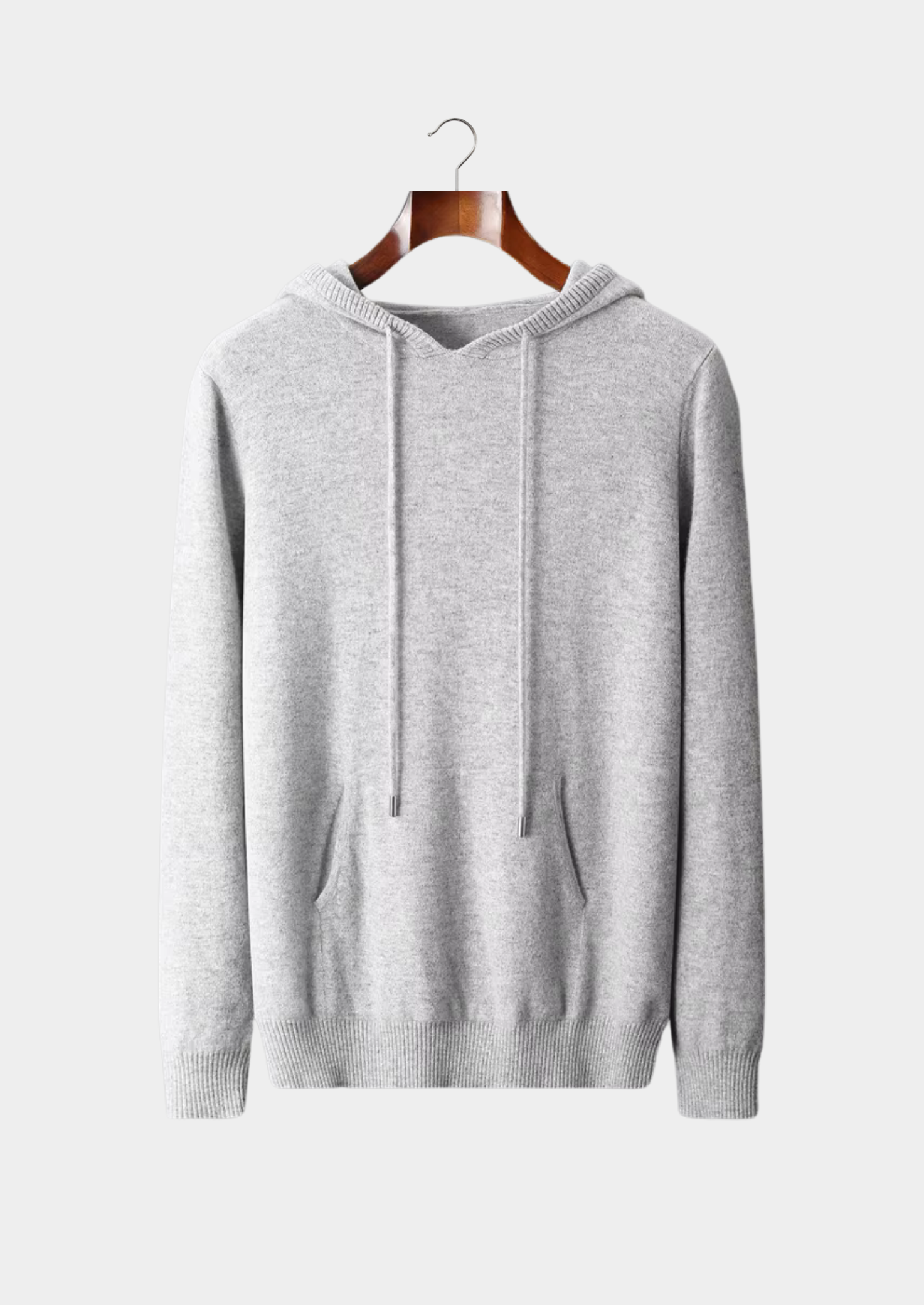 Extra-Fine Merino Wool Hoodie Zip