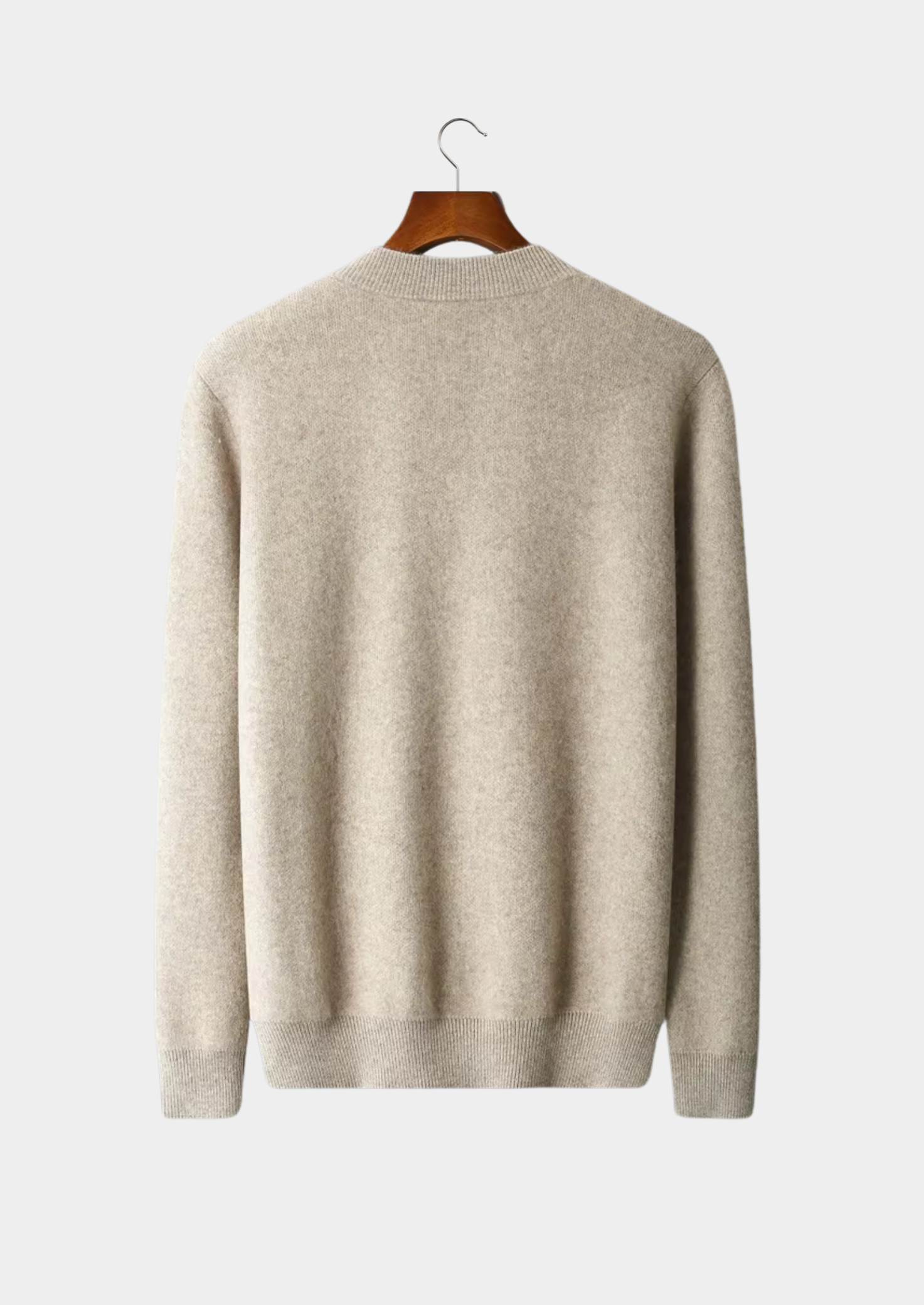 Merino Wool Extra-Fine V-Neck Knit Cardigan