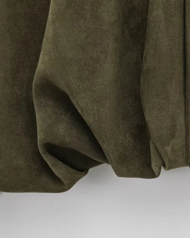 Vintage Suede Bomber Jacket Women