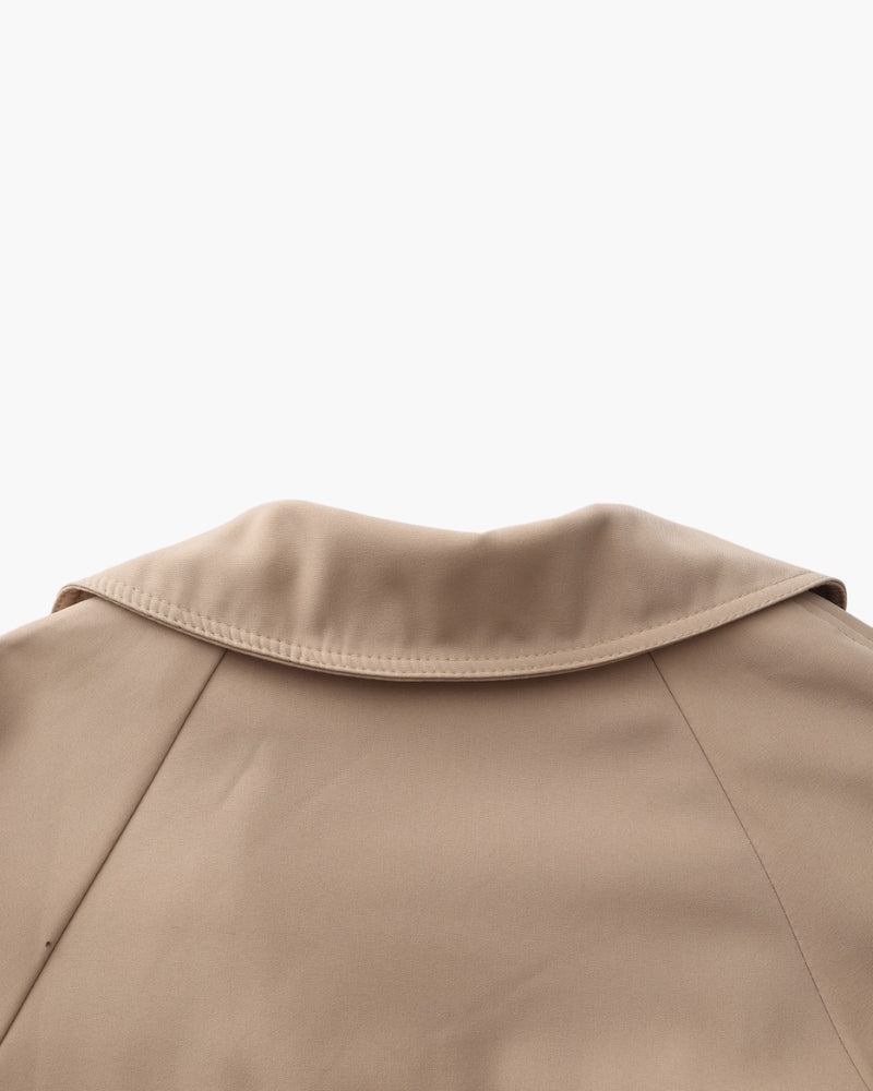 Structured Trench Coat with Lapels Women