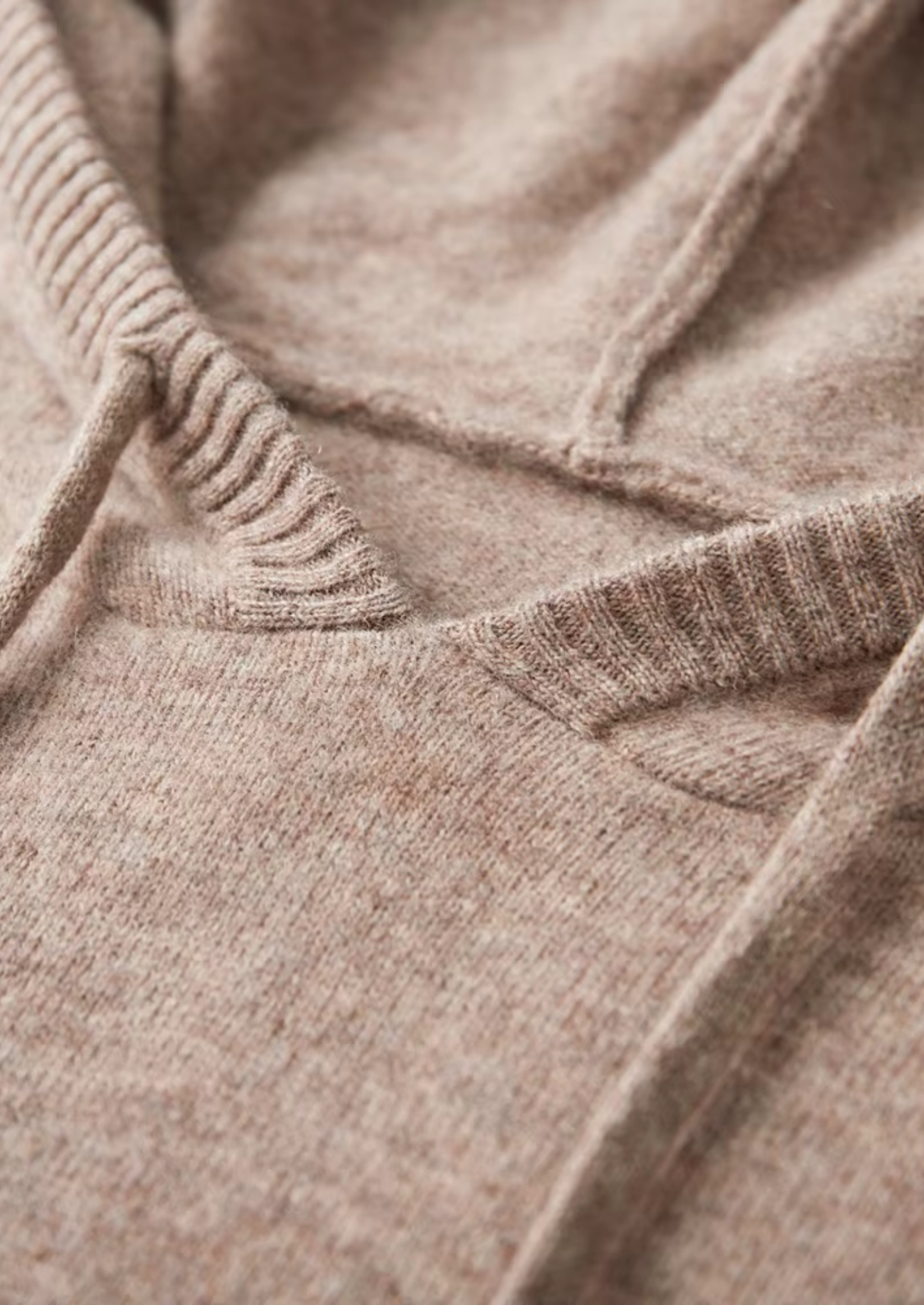 Extra-Fine Merino Wool Hoodie Zip