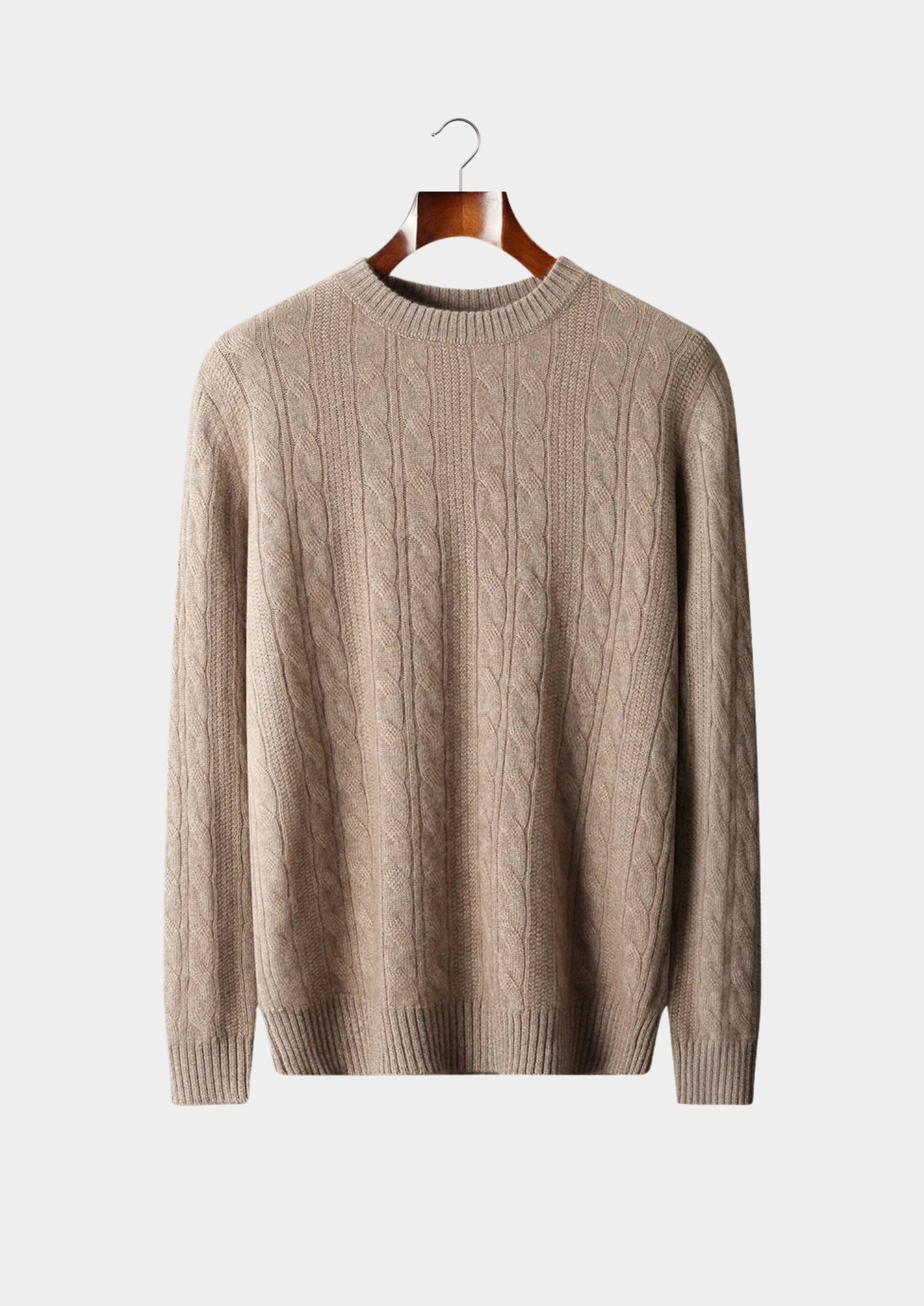 Men’s Gable Knit Crewneck Sweater in Merino Wool