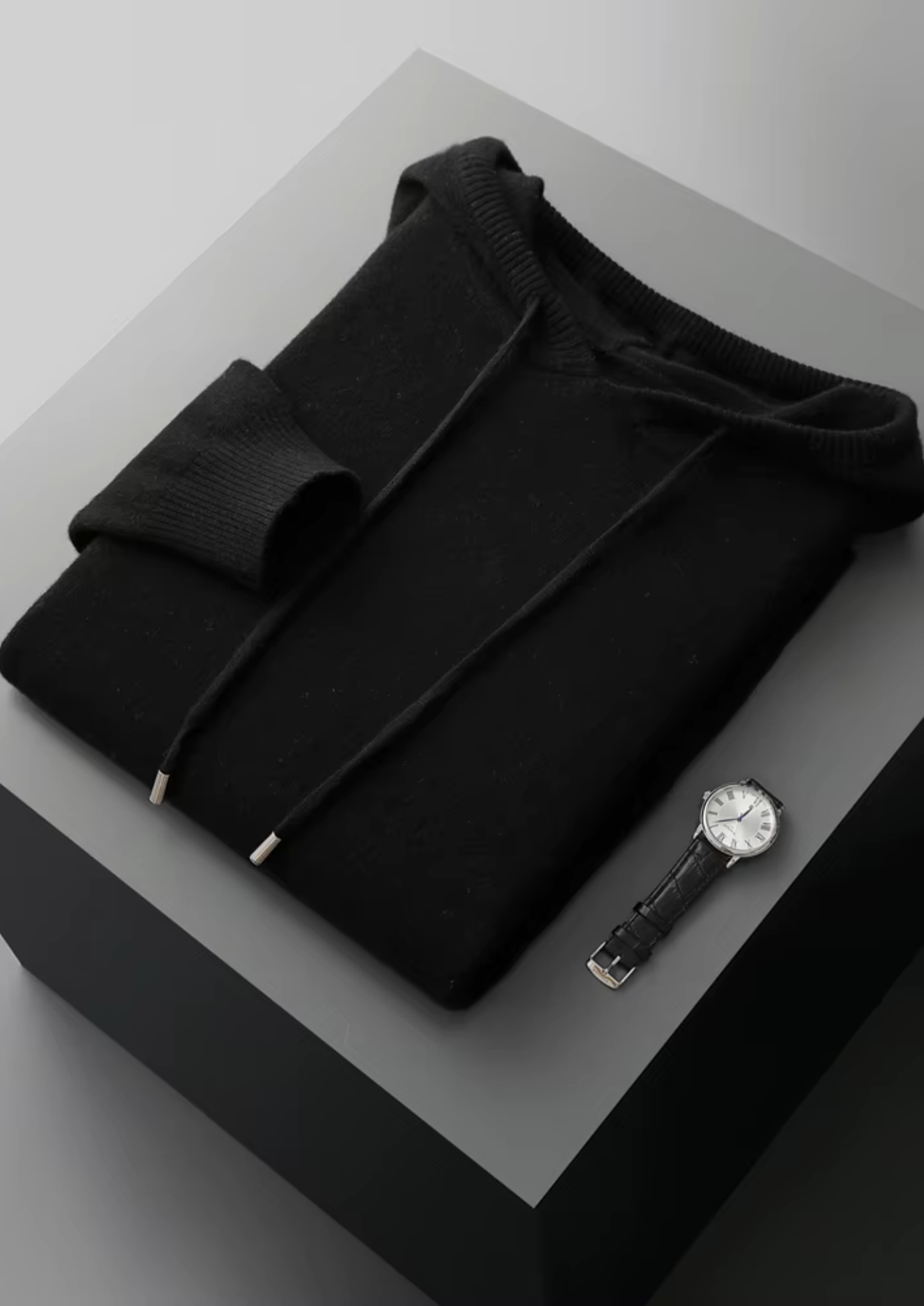 Extra-Fine Merino Wool Hoodie Zip