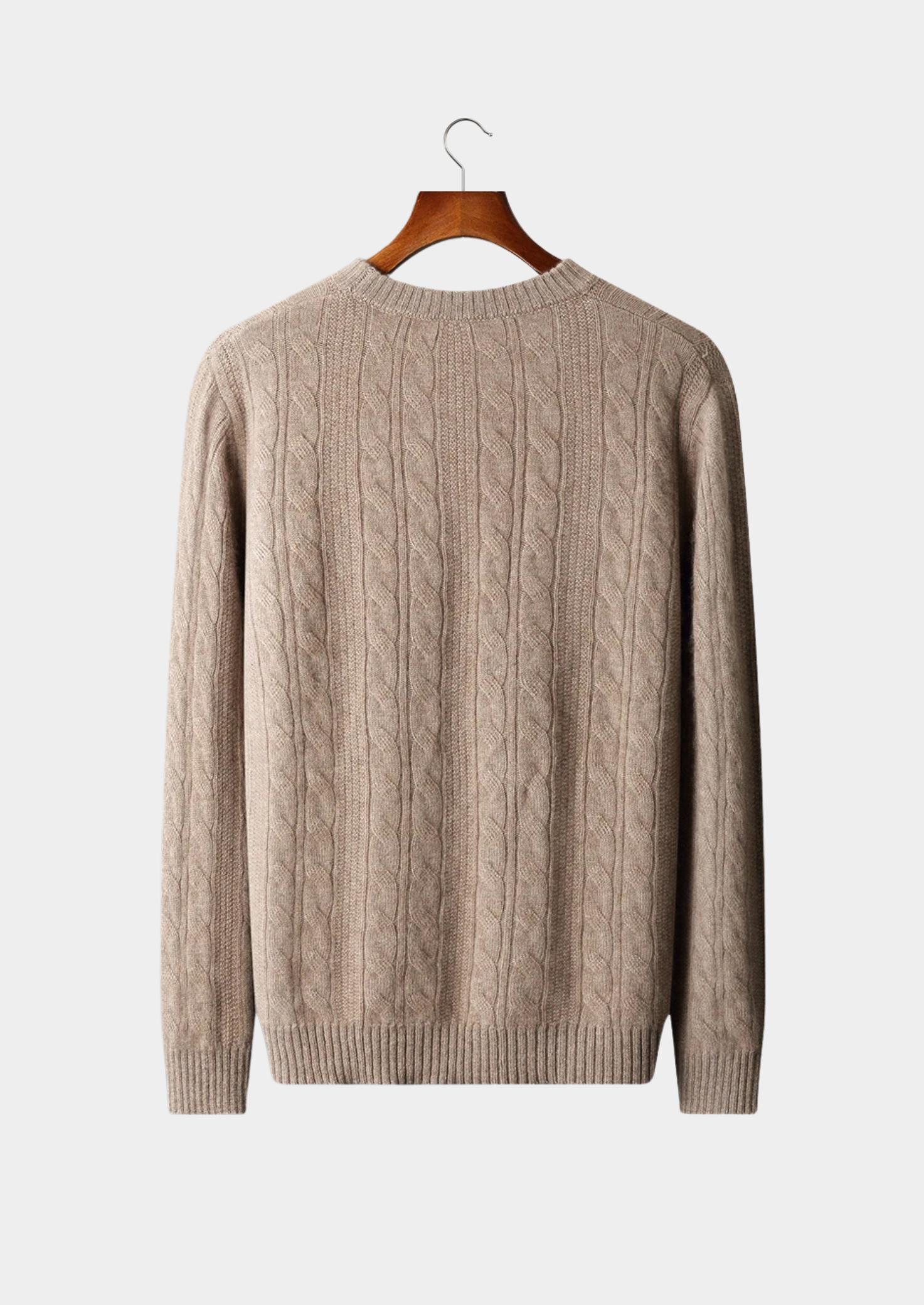 Men’s Gable Knit Crewneck Sweater in Merino Wool