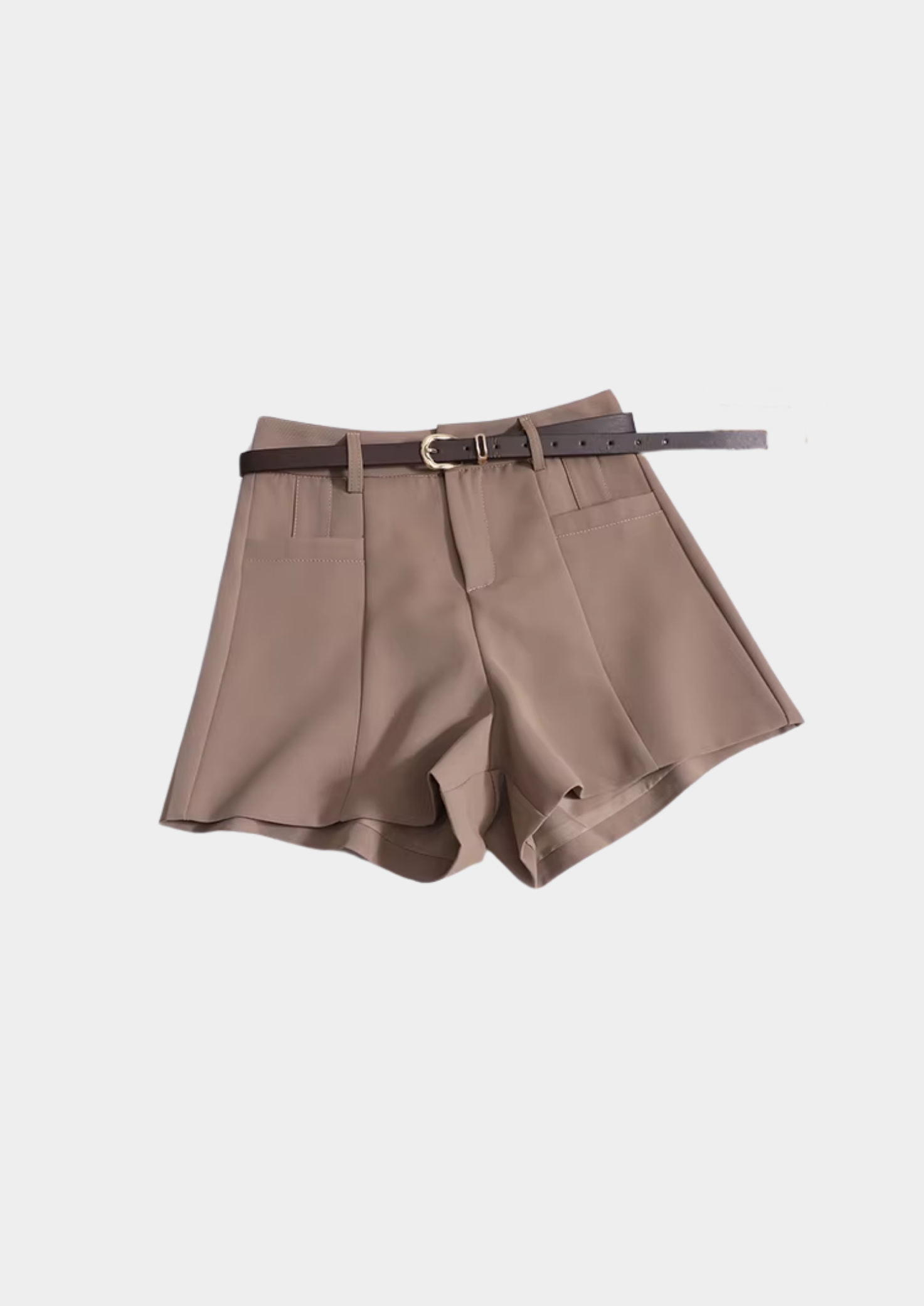 High-Waist Tailored Shorts Women