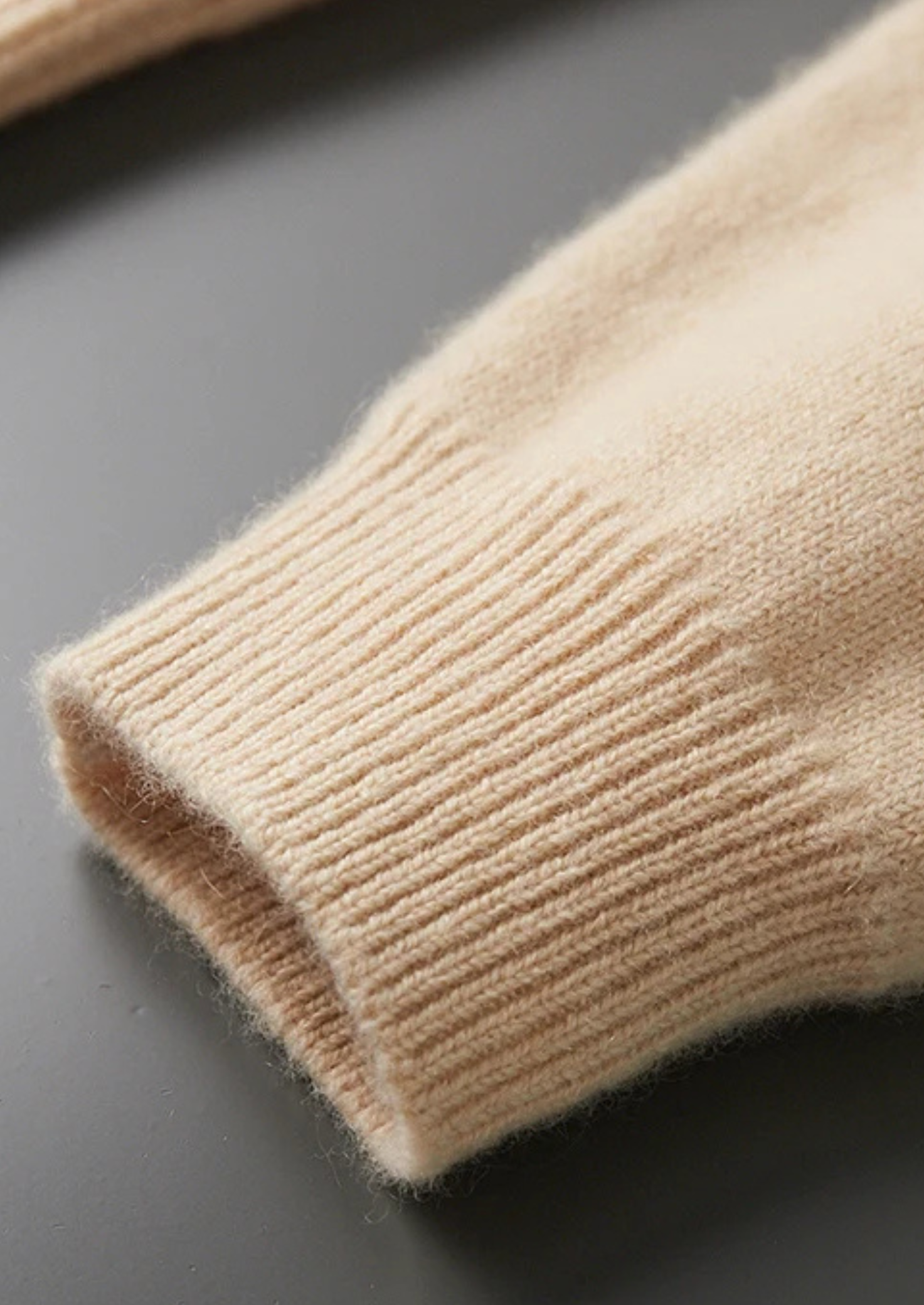 Cashmere Premium Hooded Zip Knit