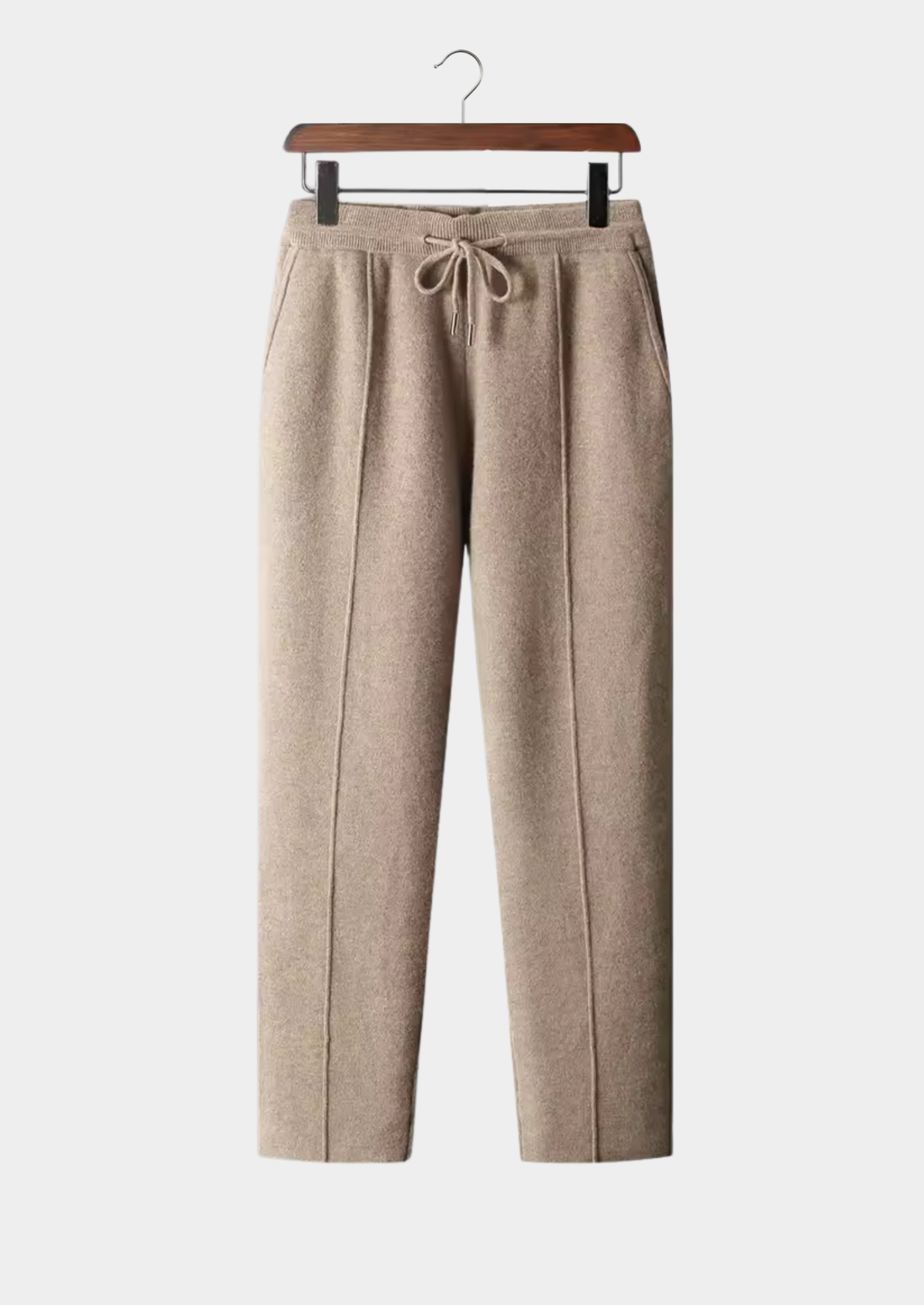 Merino Wool Extra-Fine Slim Fit Trousers