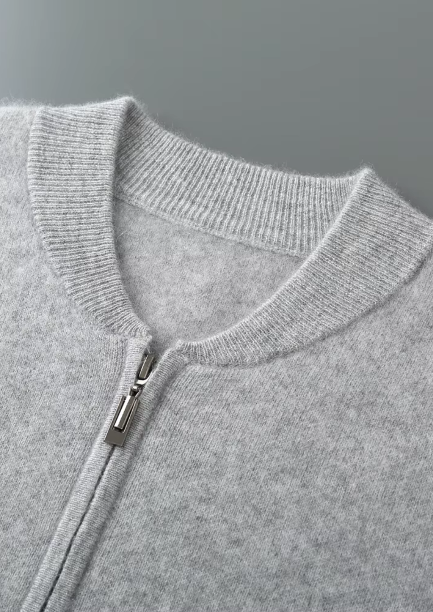 Merino Wool Extra-Fine V-Neck Knit Cardigan