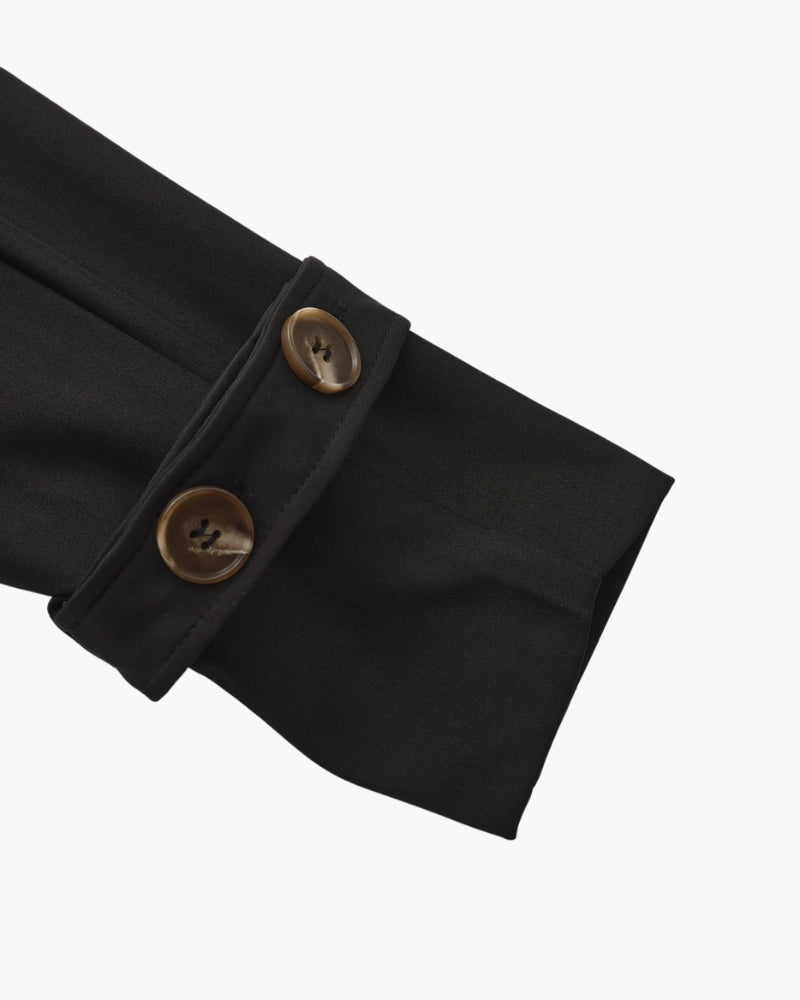 Structured Trench Coat with Lapels Women