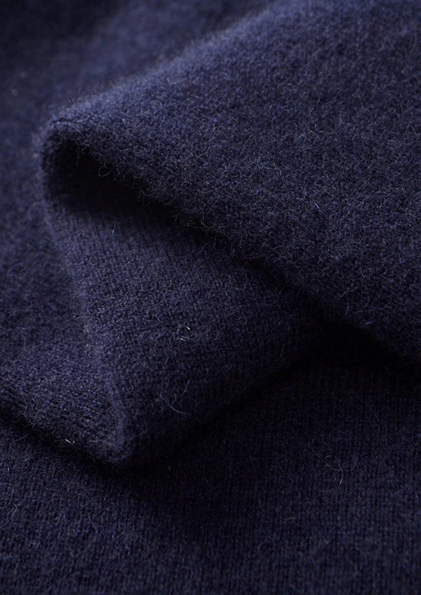 Men’s Two-Tone Knit Polo Cardigan in Merino Wool