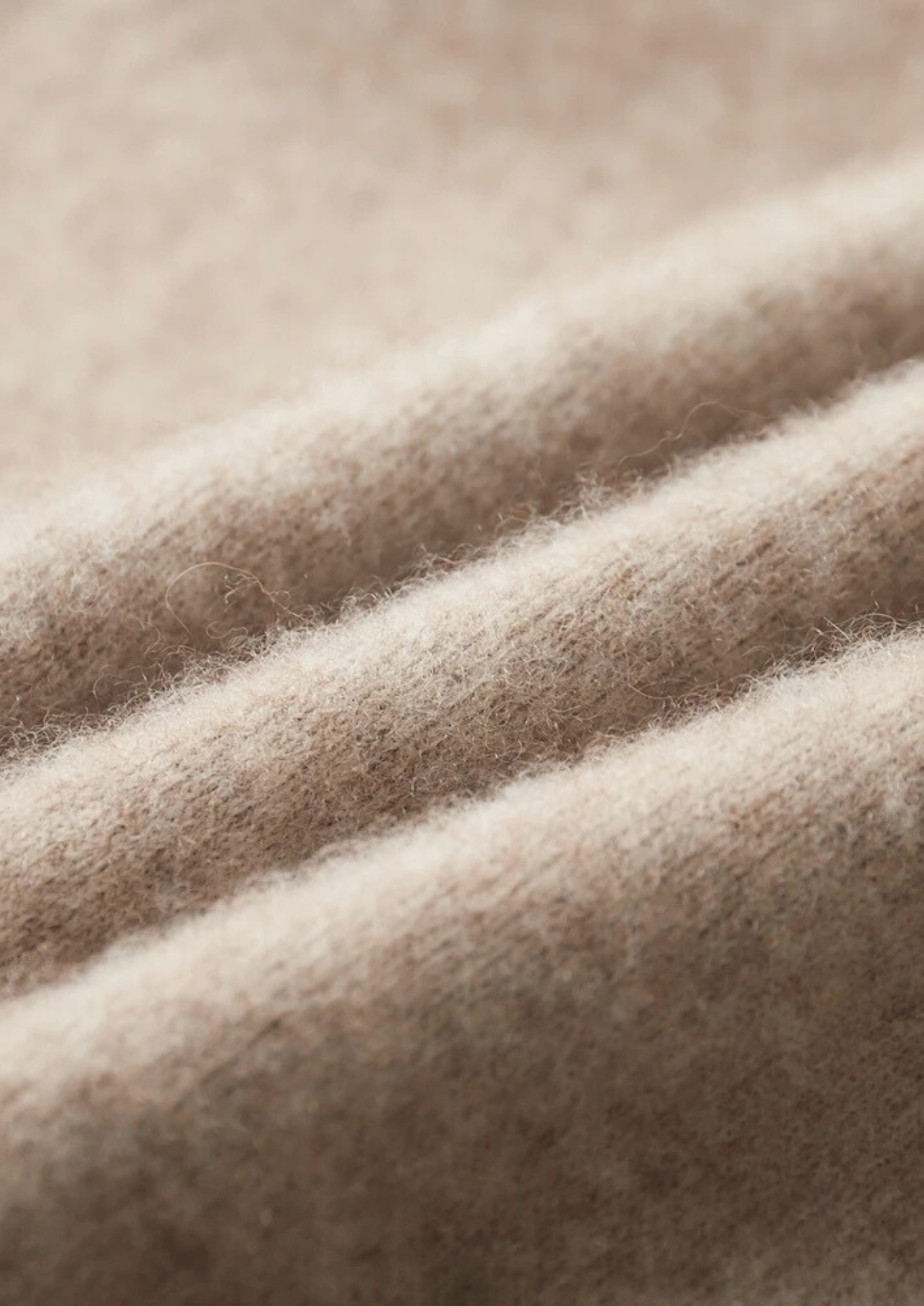 Men’s Double Tone Knit Zip Cardigan in Cashmere