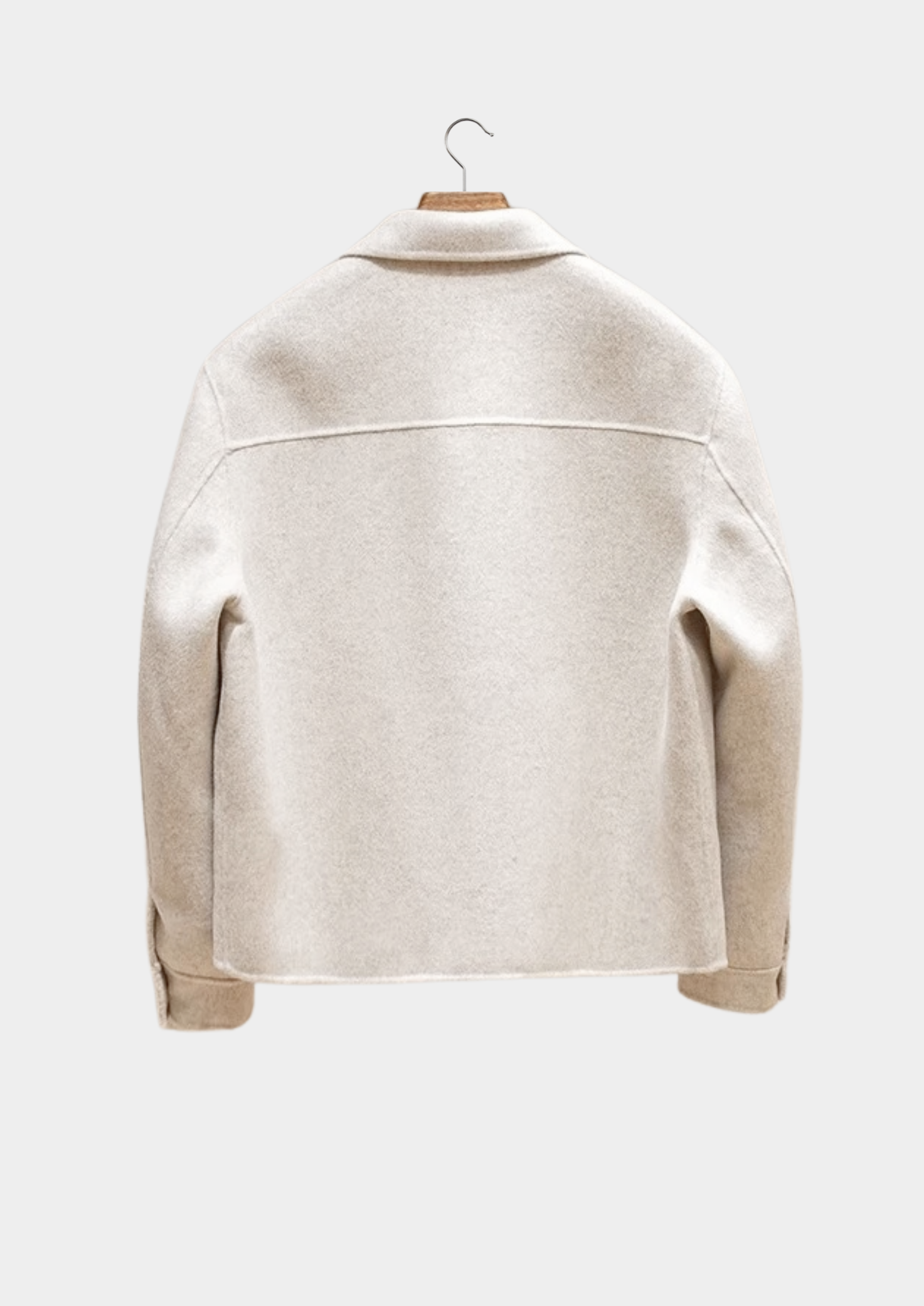 Men’s Cotton Zip Bomber Jacket with Ribbed Trim