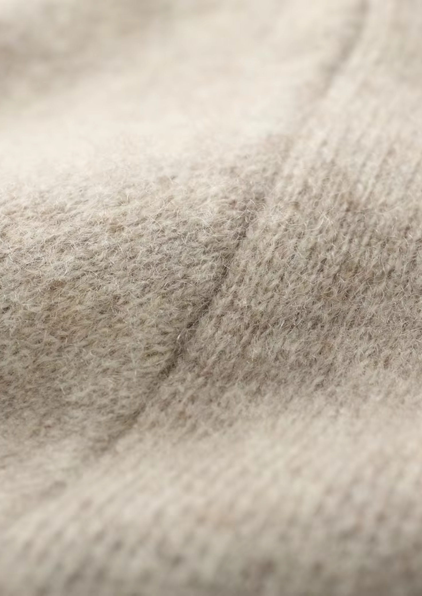 Merino Wool Extra-Fine V-Neck Knit Cardigan