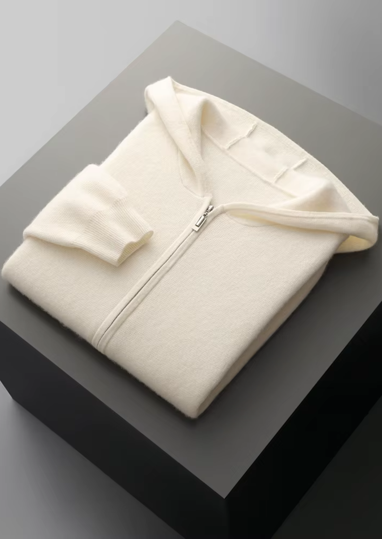 Merino Wool Extra-Fine Full Zip Hoodie