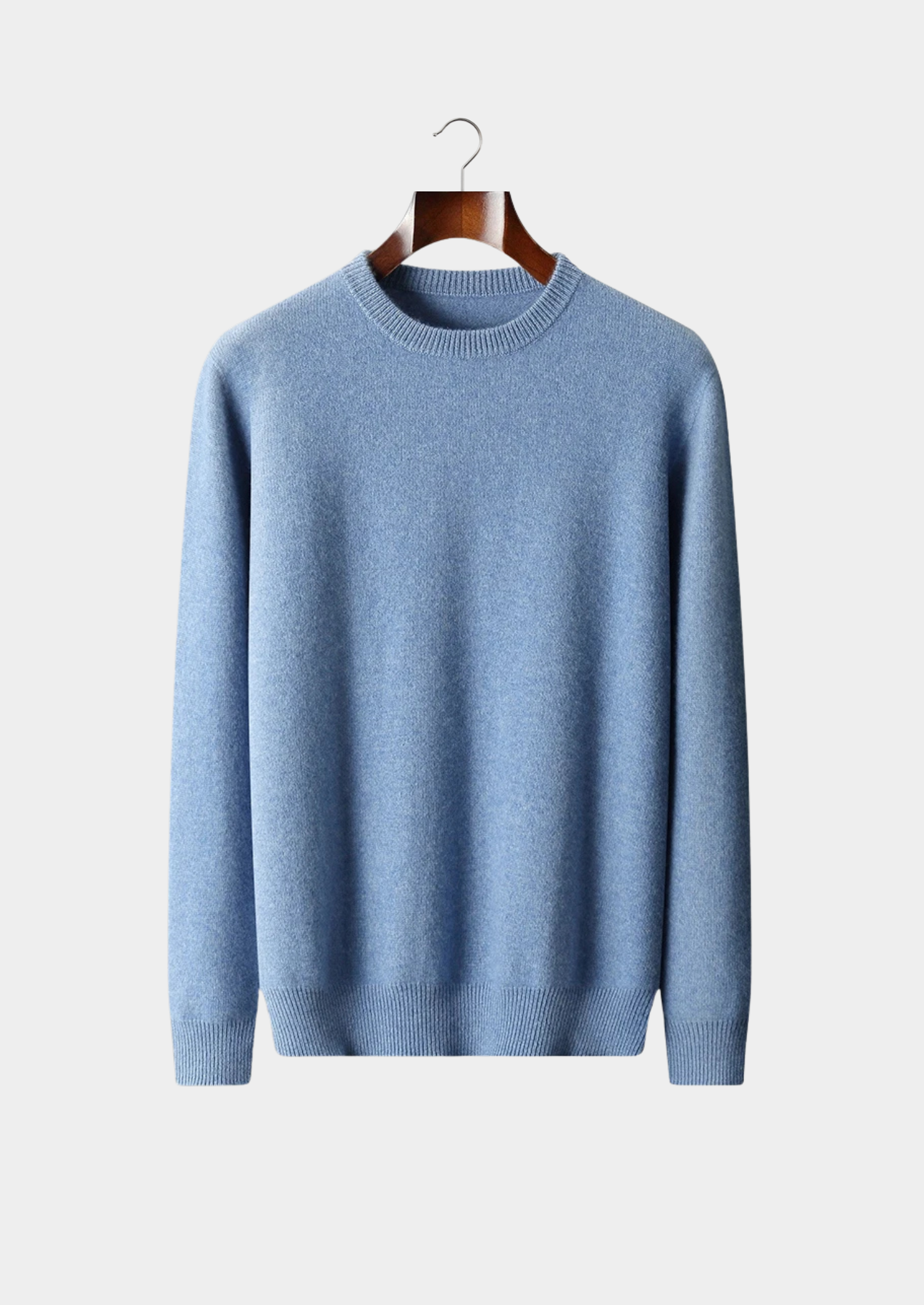 Extra-Fine Merino Wool Classic Crewneck Sweater