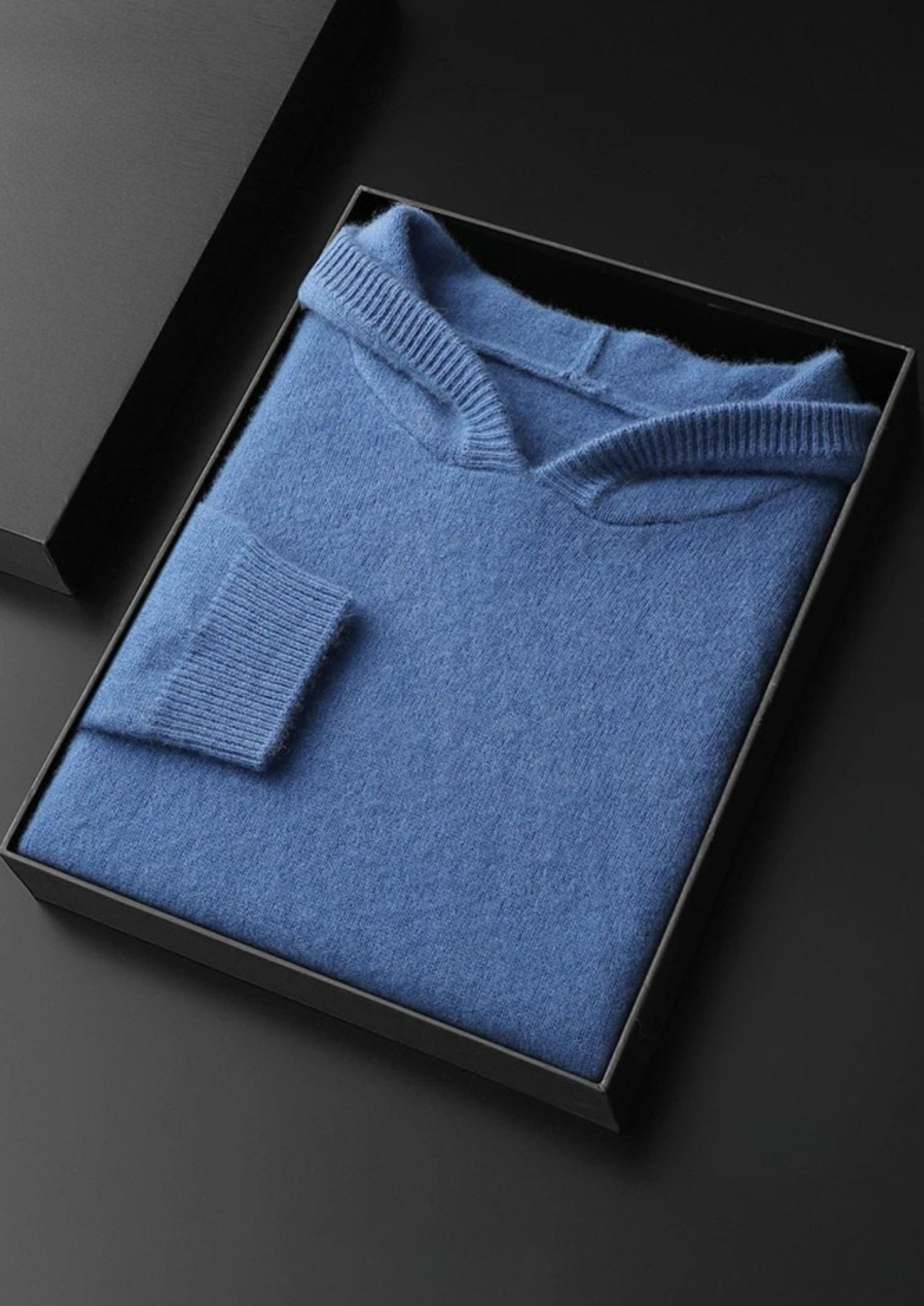 Cashmere Premium Hooded Zip Knit