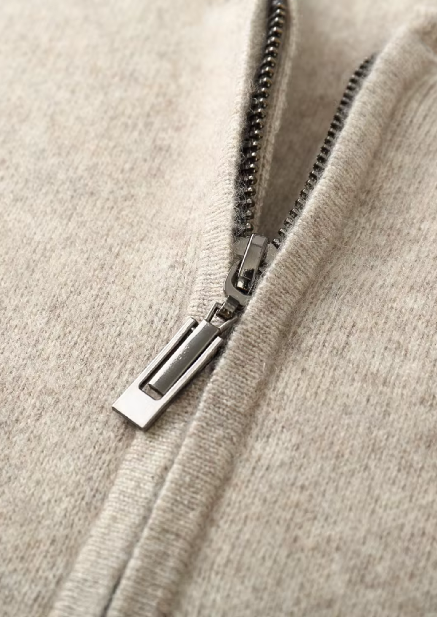 Merino Wool Extra-Fine V-Neck Knit Cardigan