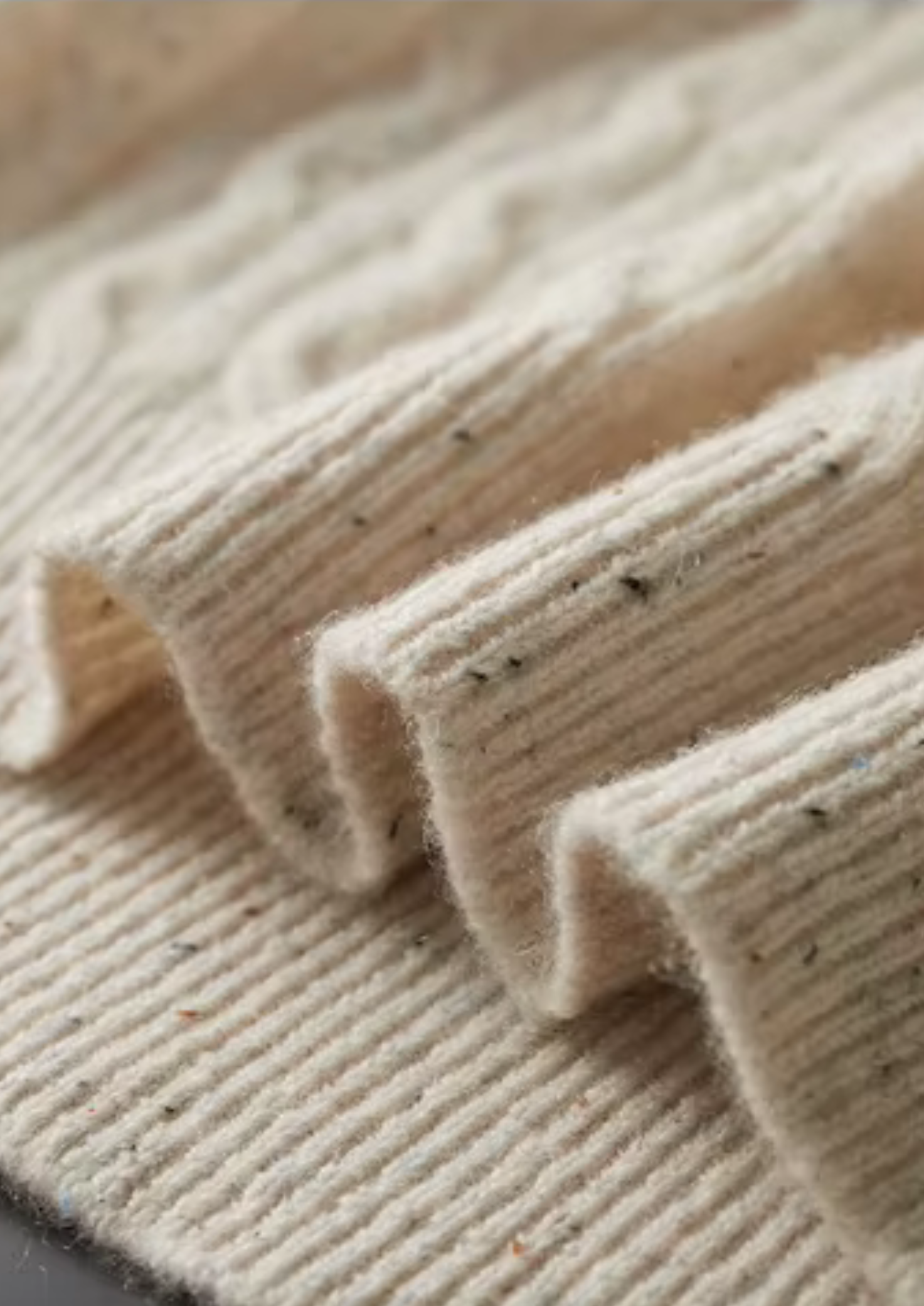 Men’s Extra-Fine Merino Wool Ribbed Knit Crewneck Sweater