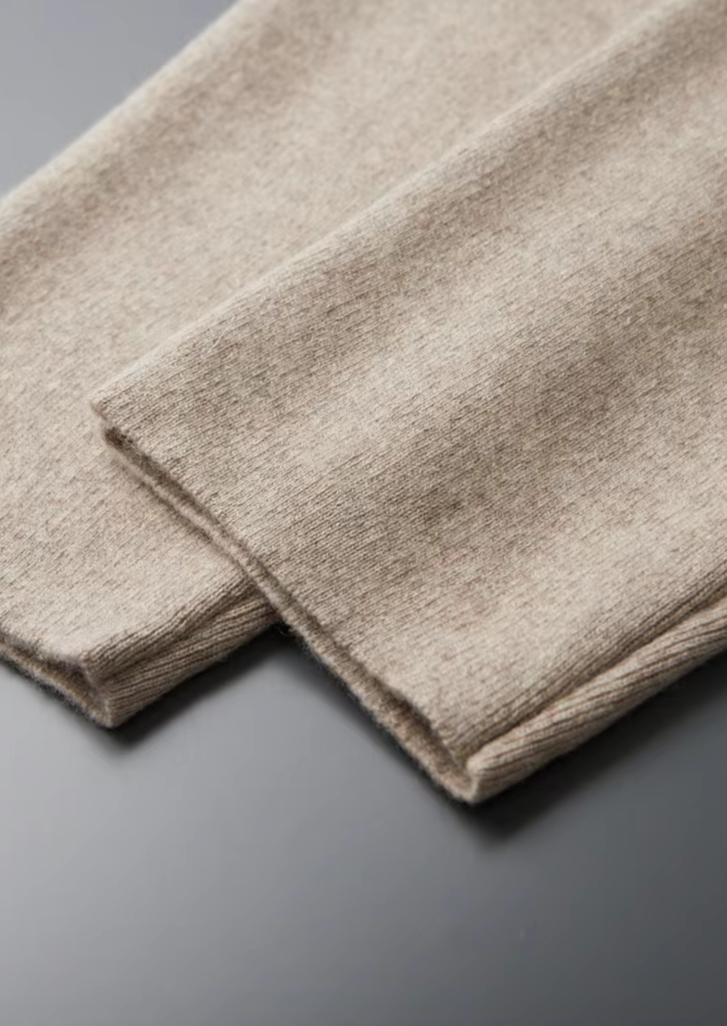 Premium Cashmere Half Zip Set