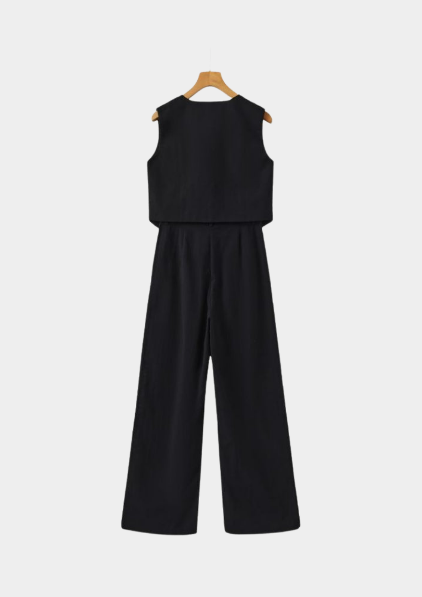 Linen Tailored Two-Piece Set Women