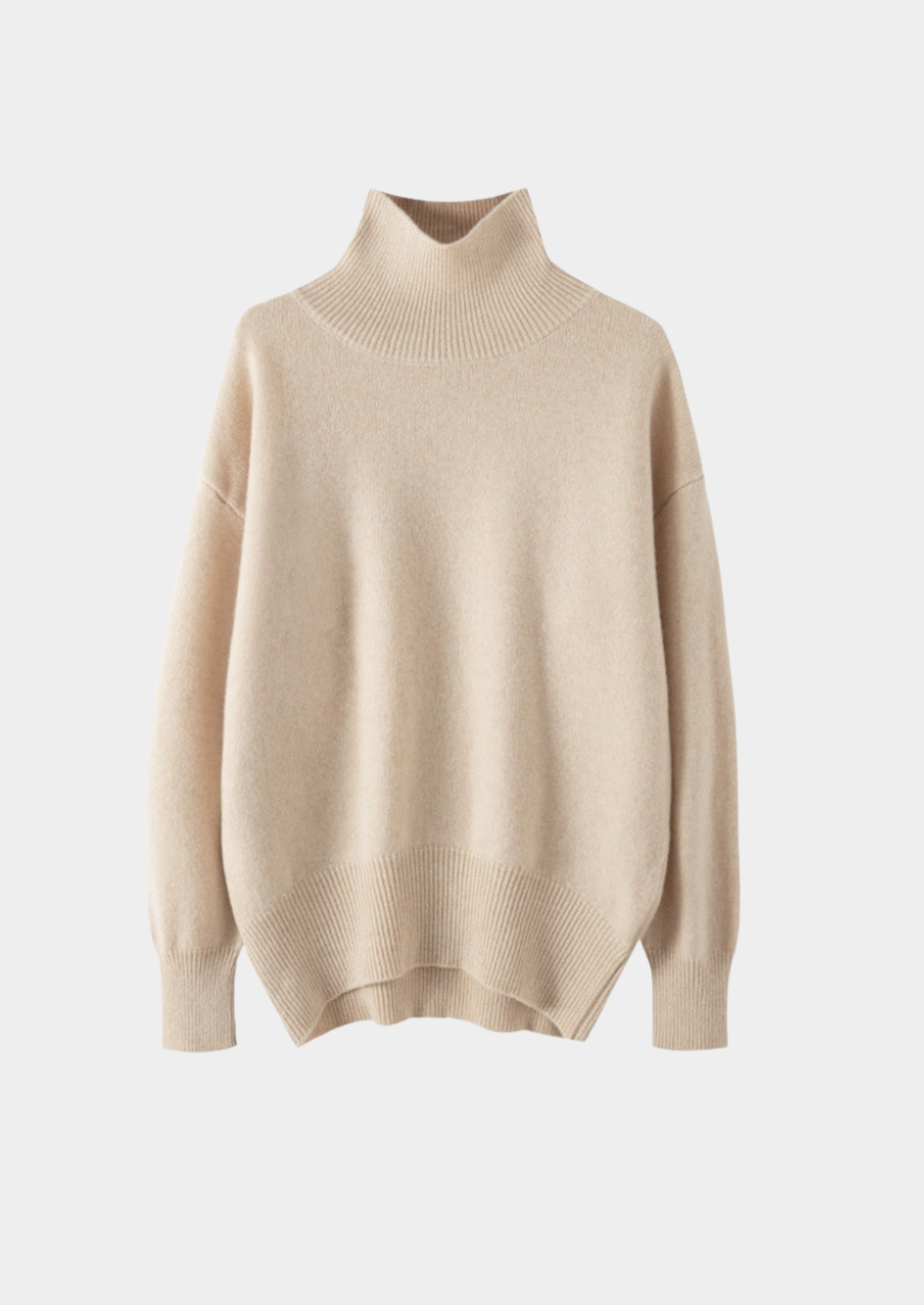 Premium Refined High-Neck Sweater Women