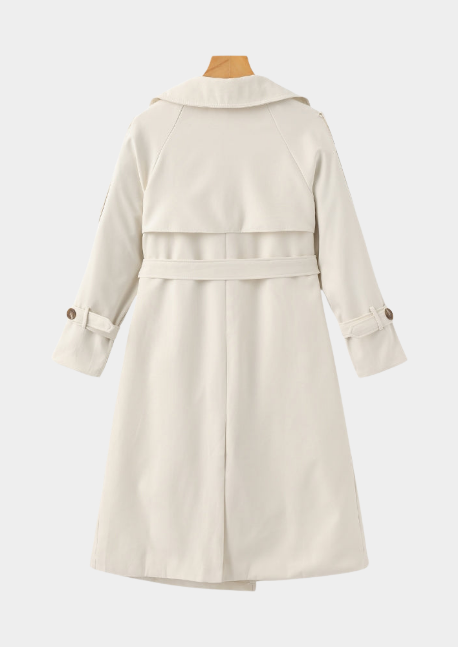 Structured Trench Coat with Lapels Women