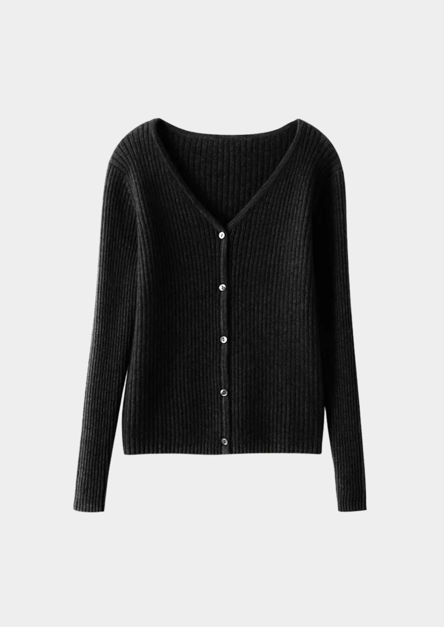 Cashmere V-neck Knitted Cardigan Women
