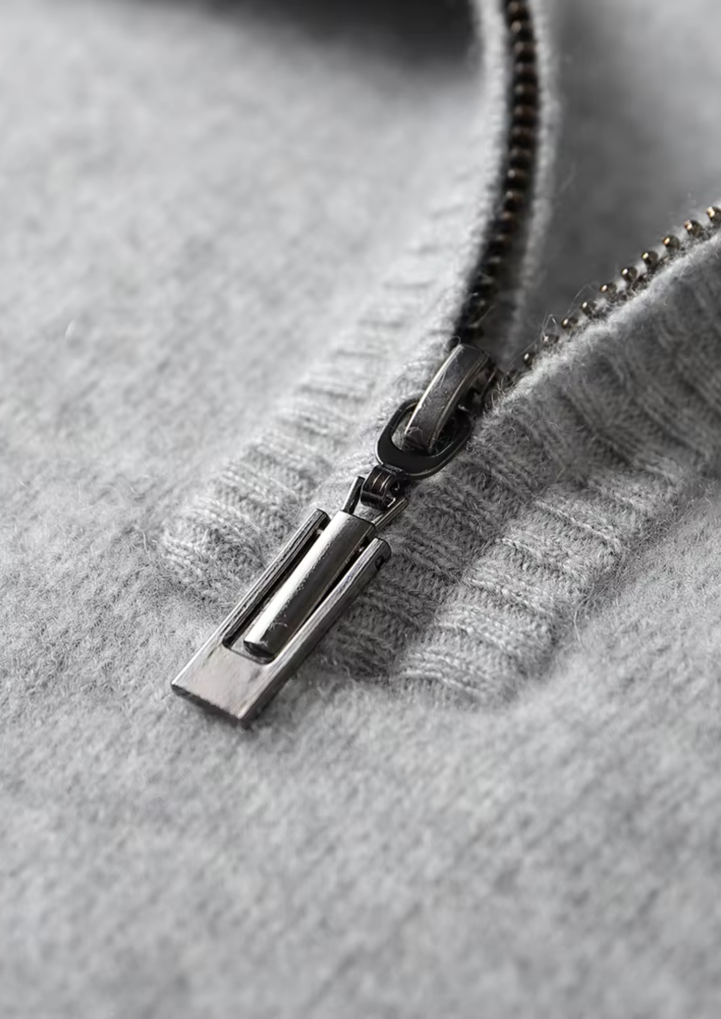 Premium Cashmere Half Zip Set