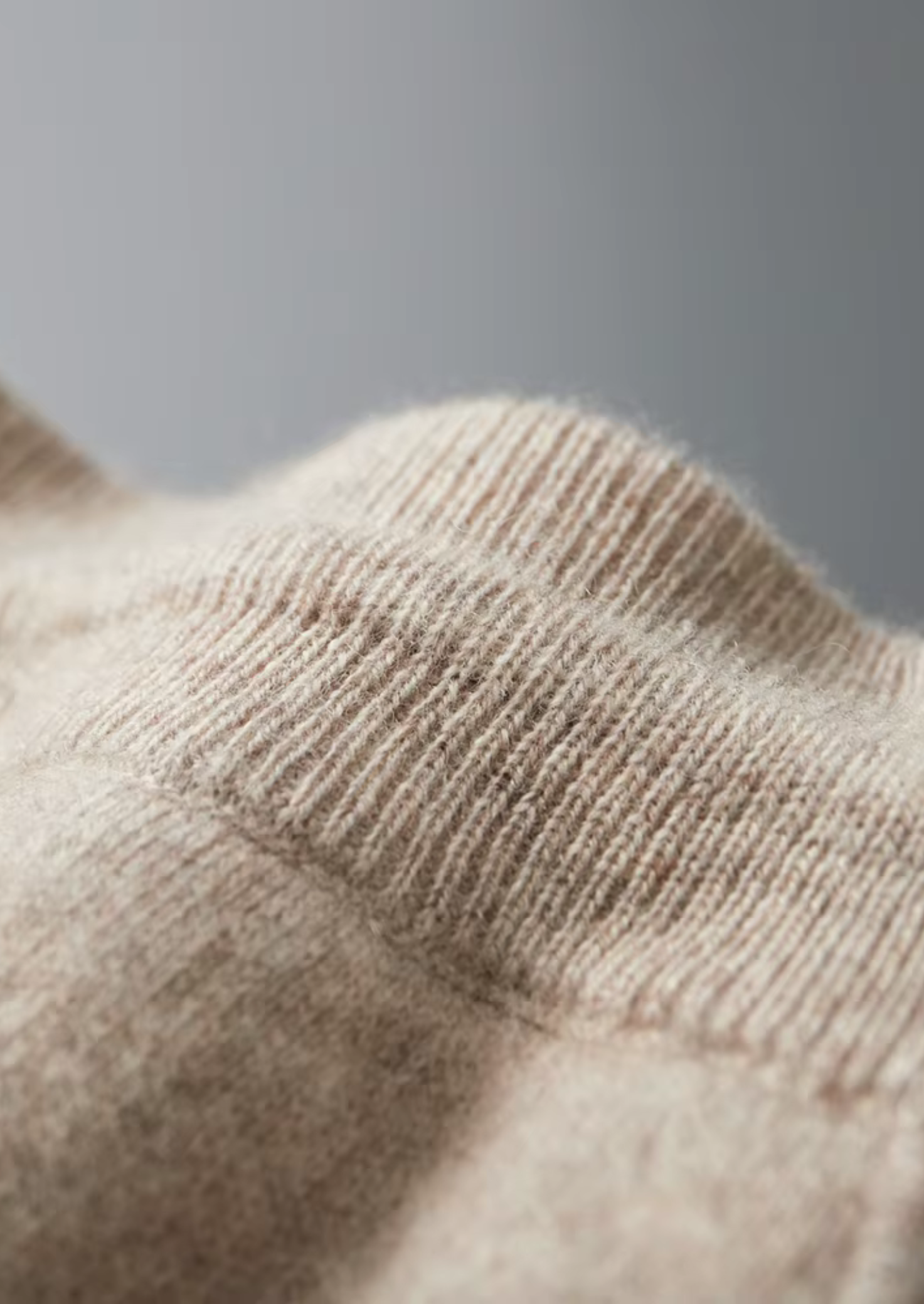 Premium Cashmere Half Zip Set